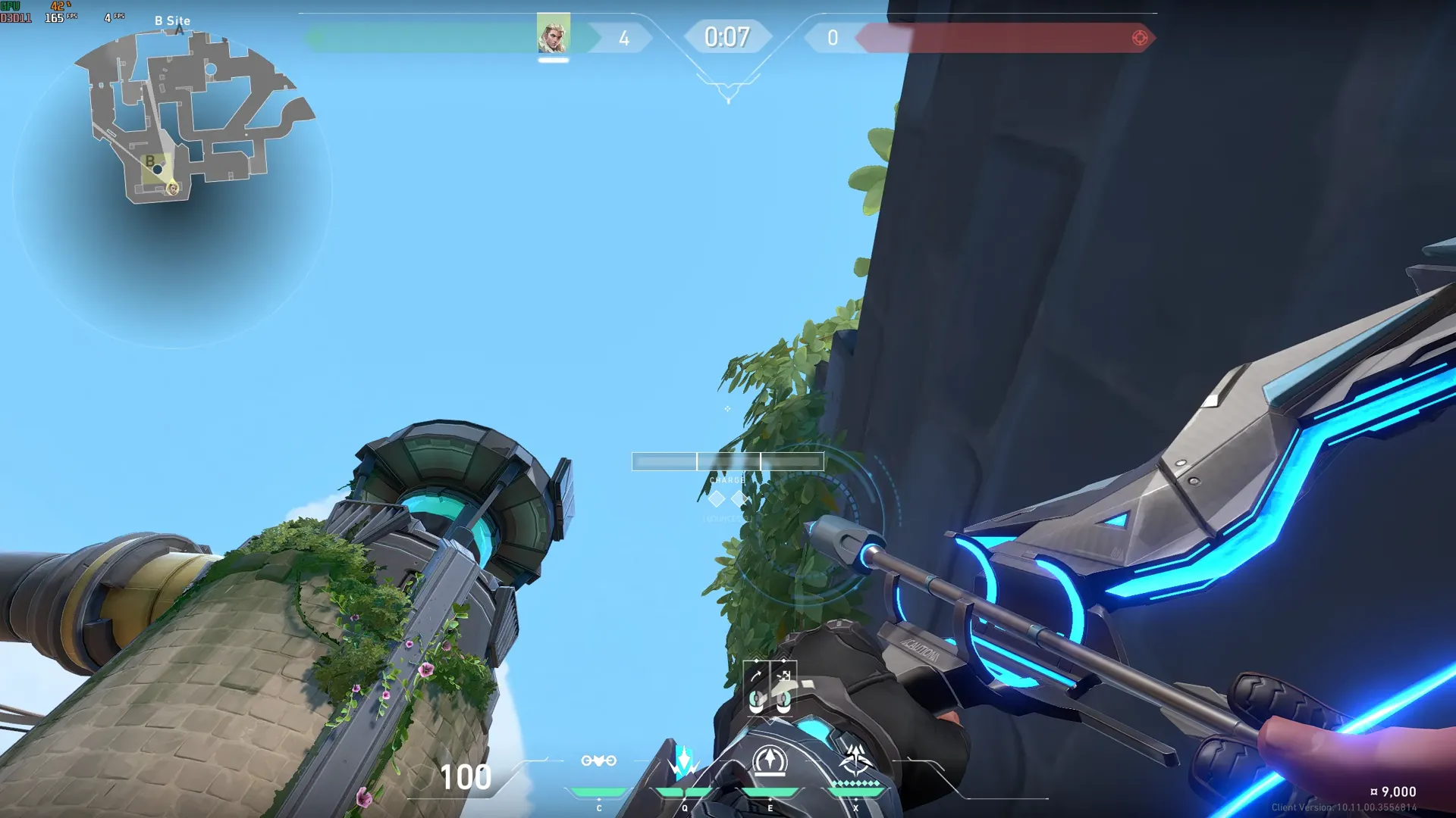 Sova Recon Bolt on Breeze Defense Site A — step 2 of 3: Aim — line up the shot