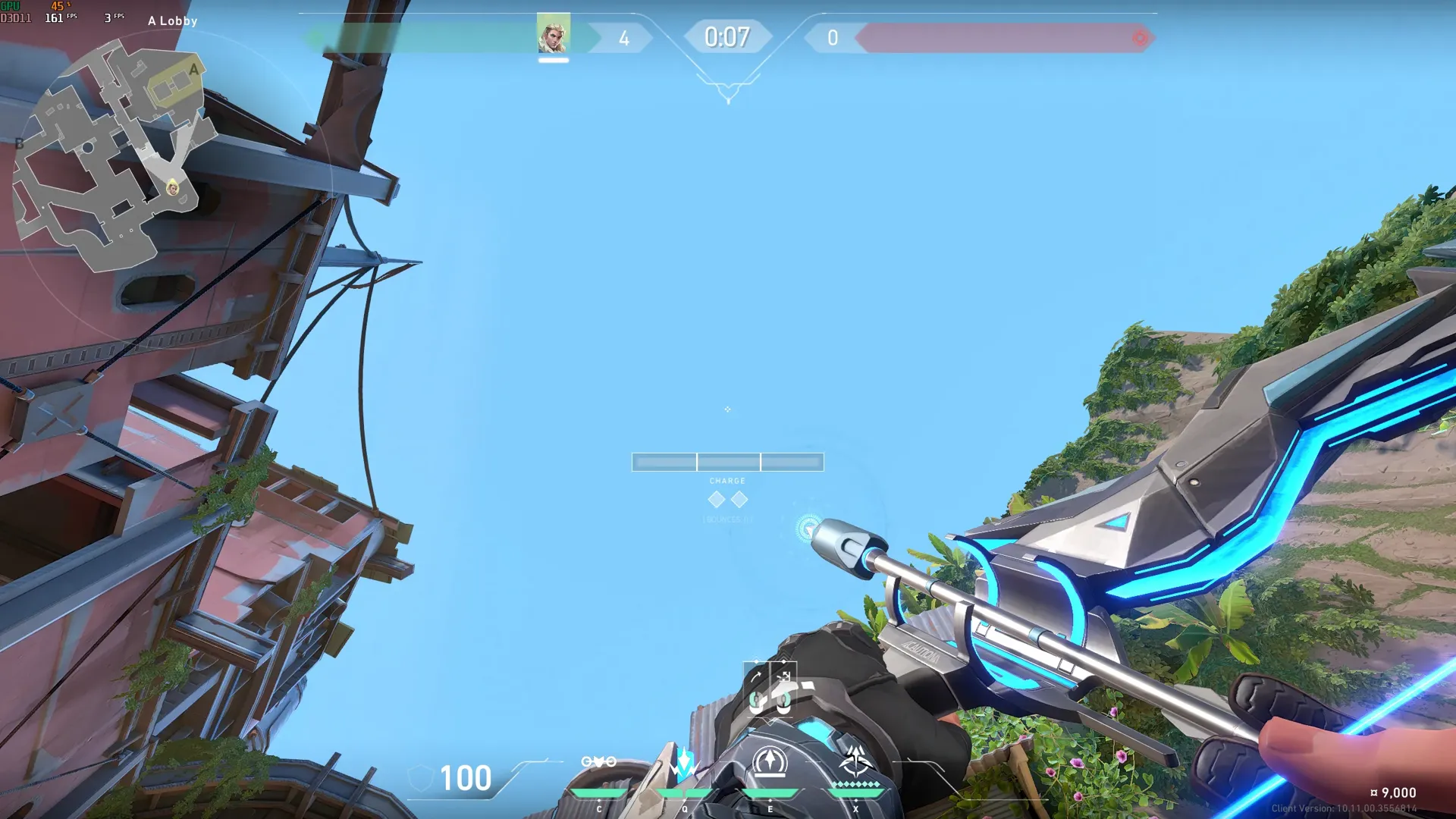 Sova Recon Bolt on Breeze Attack Site A — step 2 of 3: Aim — line up the shot