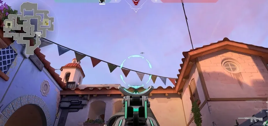 Viper Snake Bite on Sunset Attack Site A — step 2 of 4: Aim — line up the shot