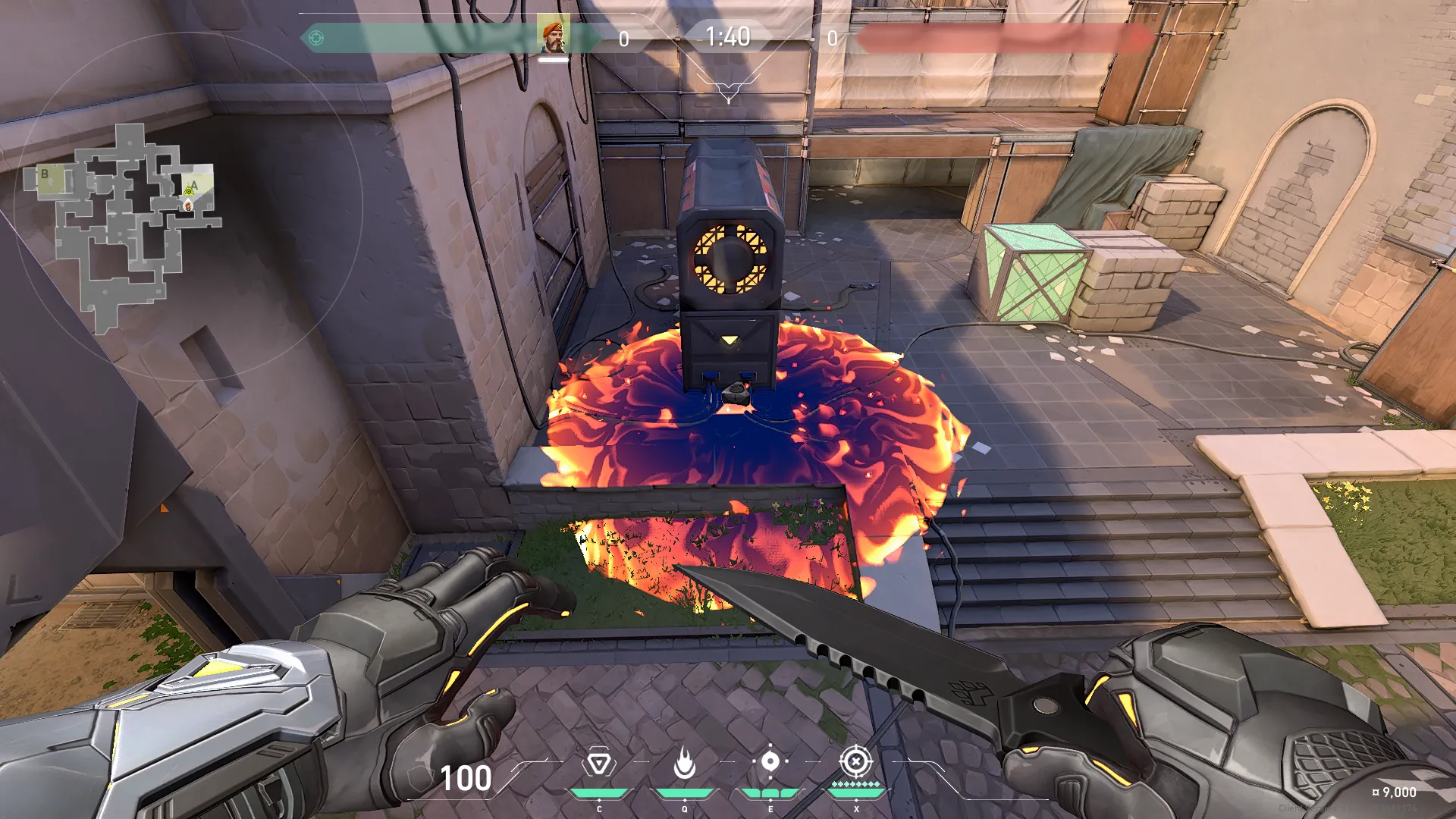 Brimstone Incendiary on Ascent Attack Site A — step 3 of 3: Result