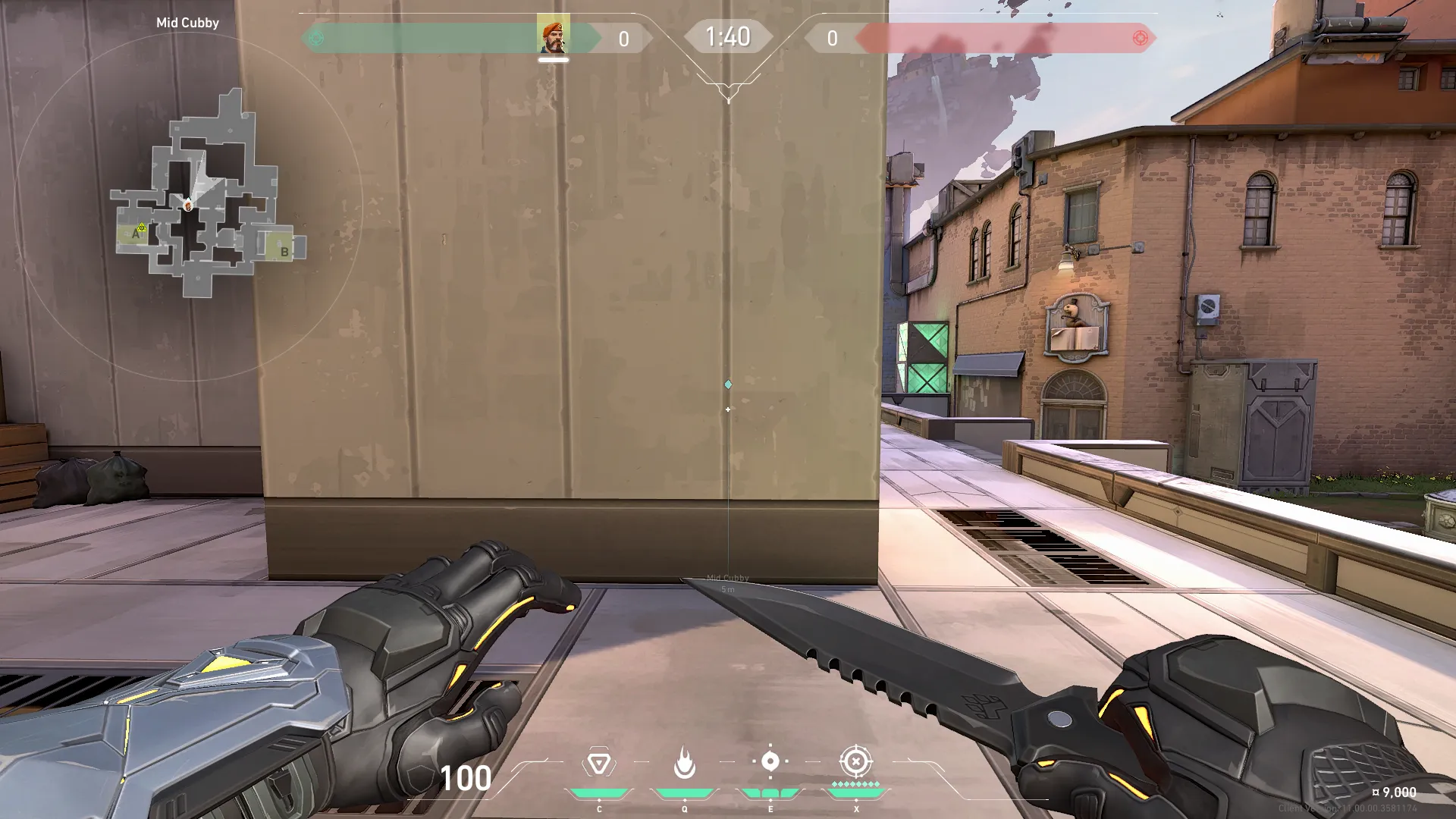Brimstone Incendiary on Ascent Attack Site A — step 1 of 3: Position — where to stand