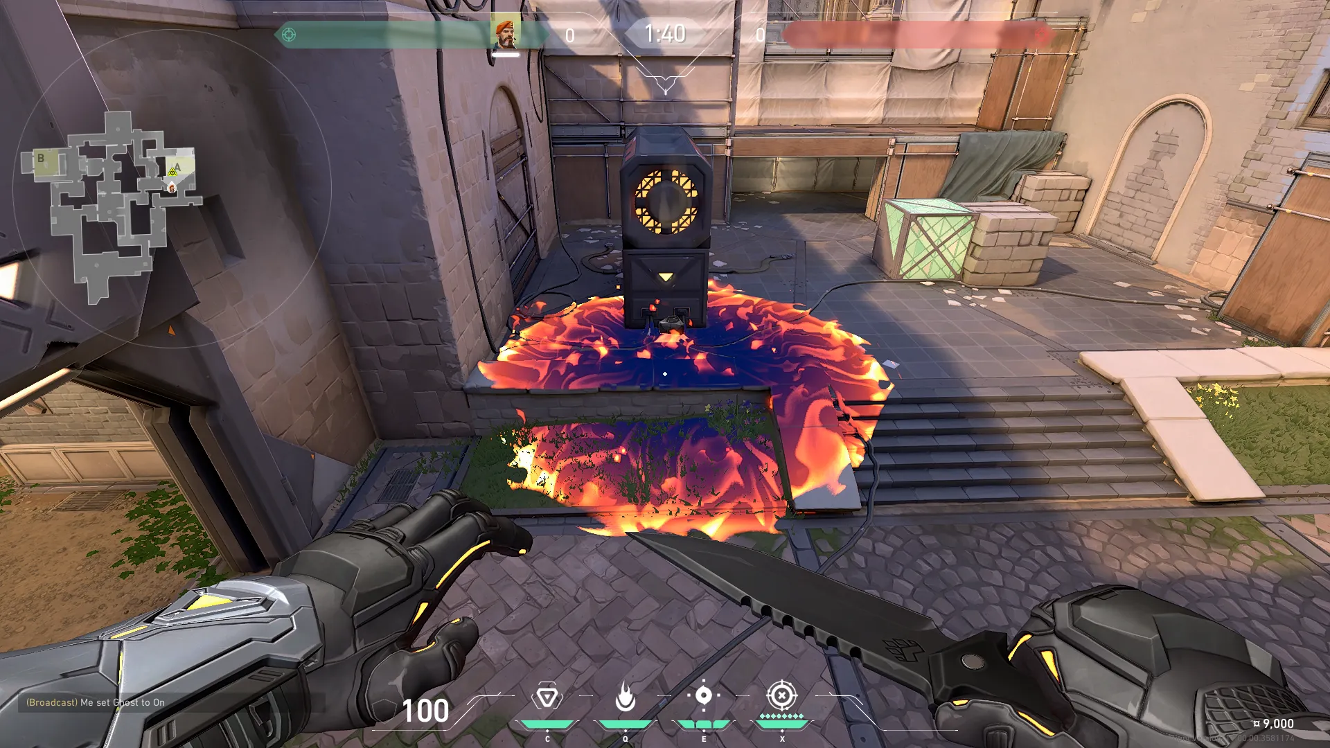 Brimstone Incendiary on Ascent Attack Site A — step 3 of 3: Result