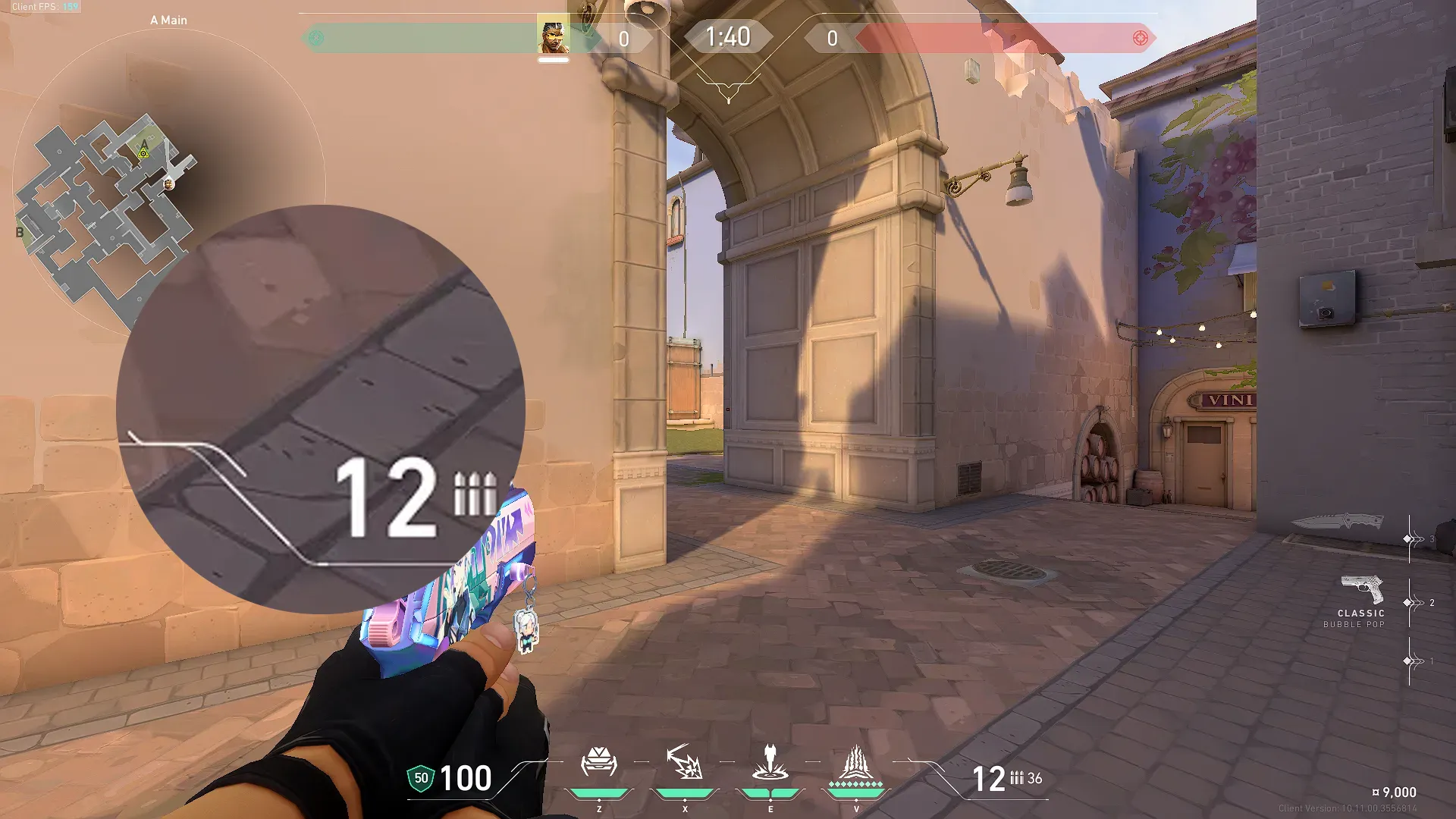 Tejo Special Delivery on Ascent Attack Site A — step 3 of 4: Aim — line up the shot
