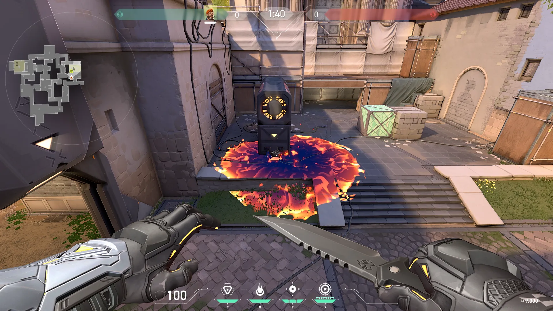 Brimstone Incendiary on Ascent Attack Site A — step 3 of 3: Result