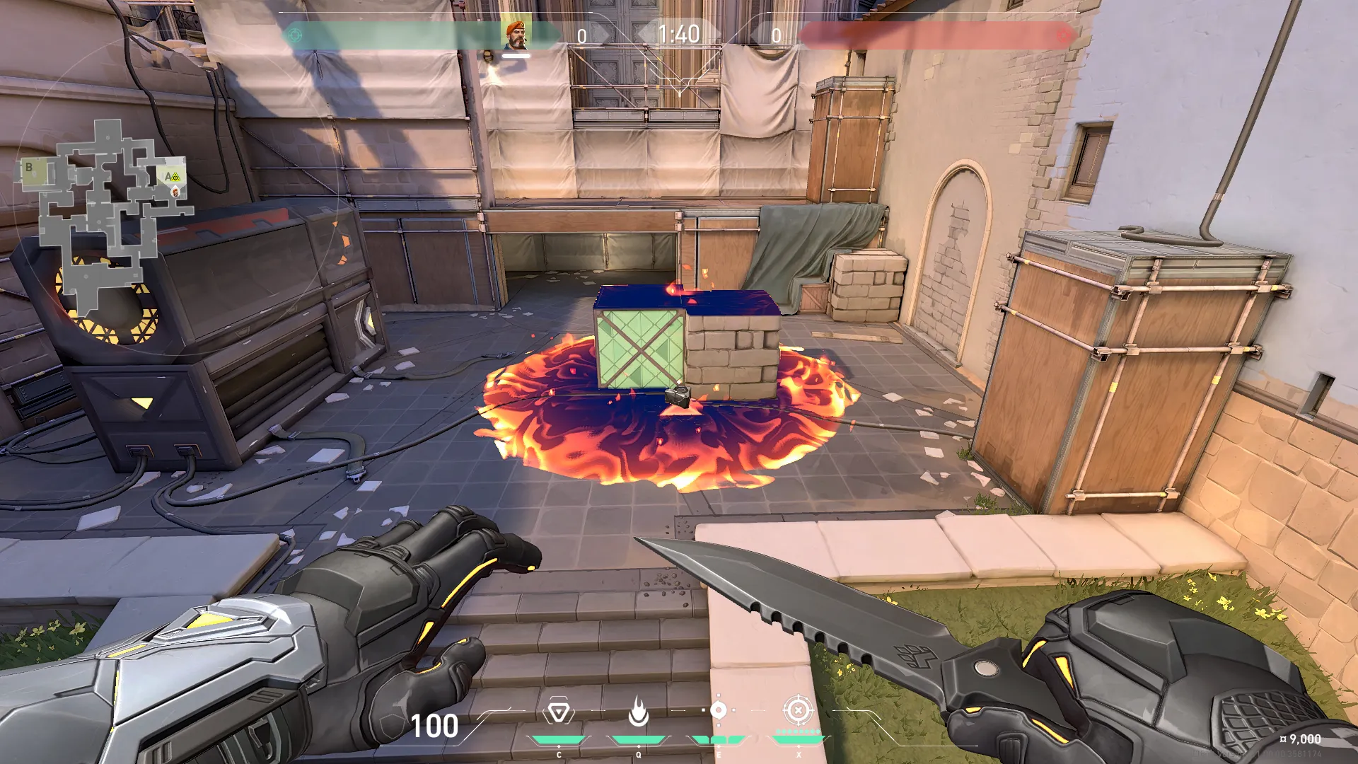 Brimstone Incendiary on Ascent Attack Site A — step 3 of 3: Result