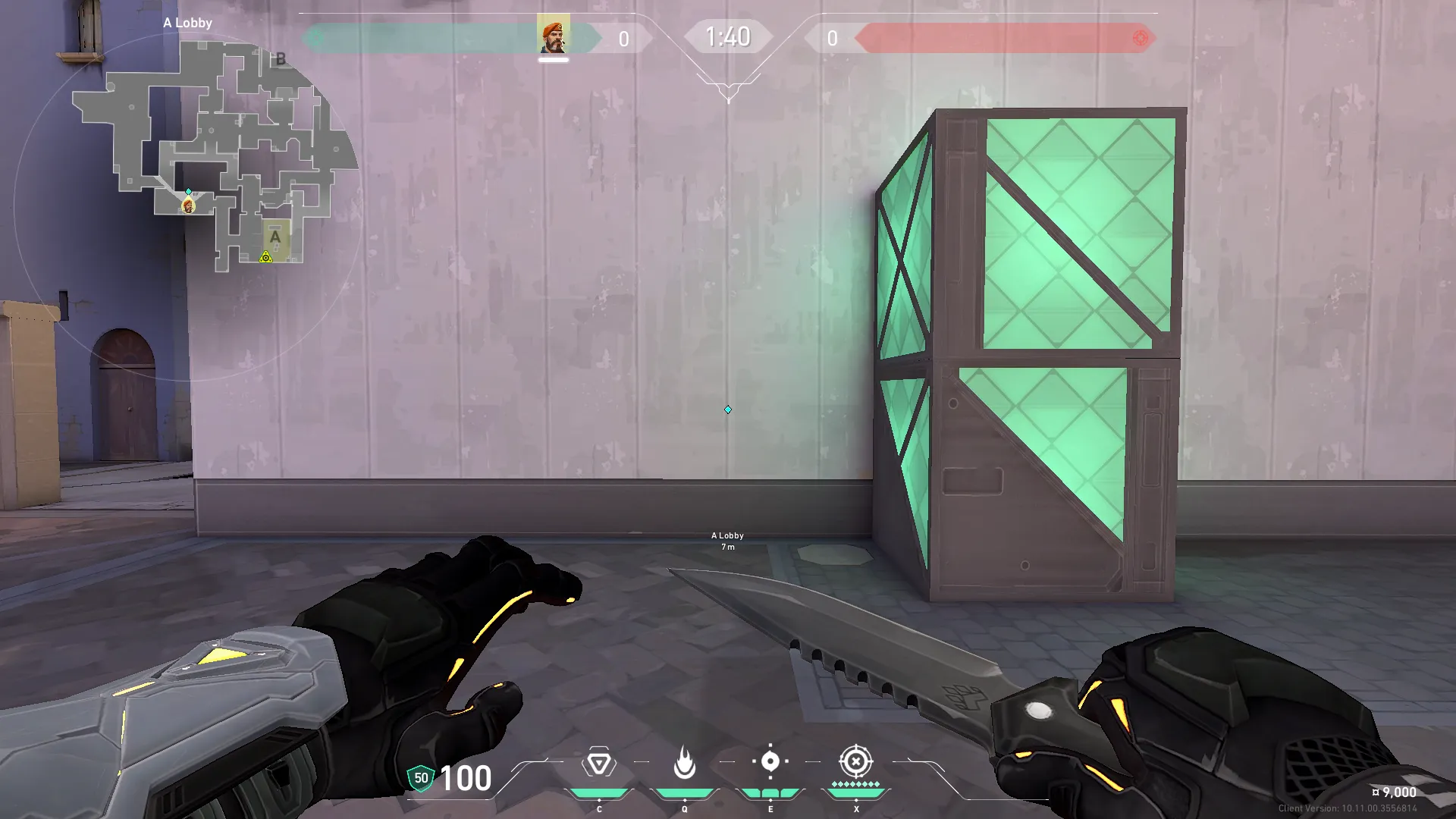 Brimstone Incendiary on Ascent Attack Site A — step 1 of 3: Position — where to stand