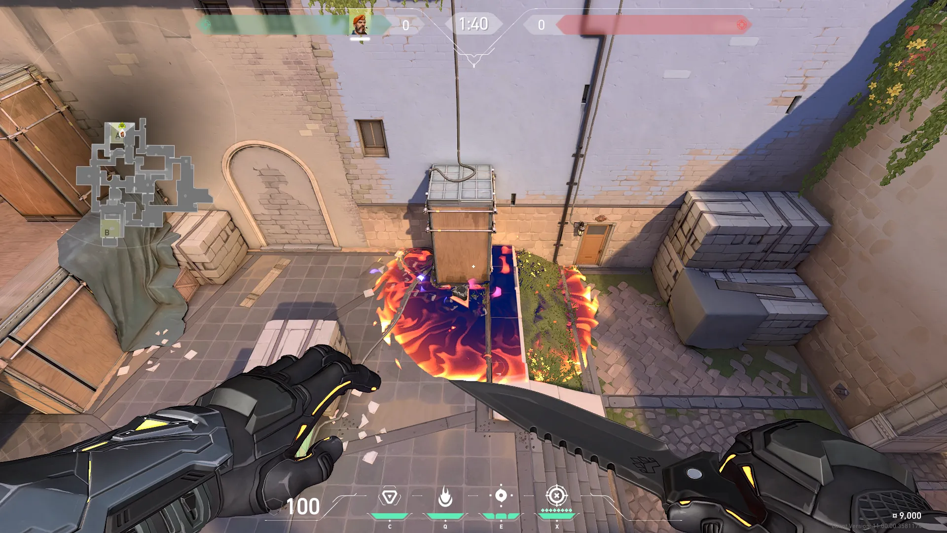 Brimstone Incendiary on Ascent Attack Site A — step 3 of 3: Result