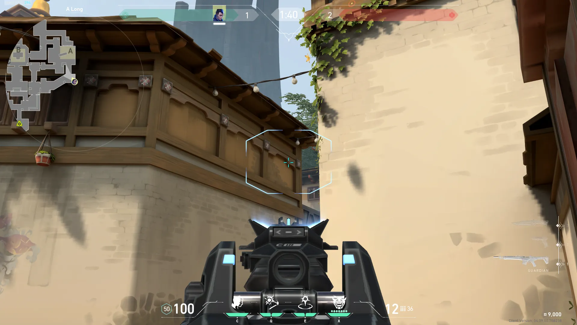 Yoru Gatecrash on Haven Attack Site A — step 2 of 3: Aim — line up the shot