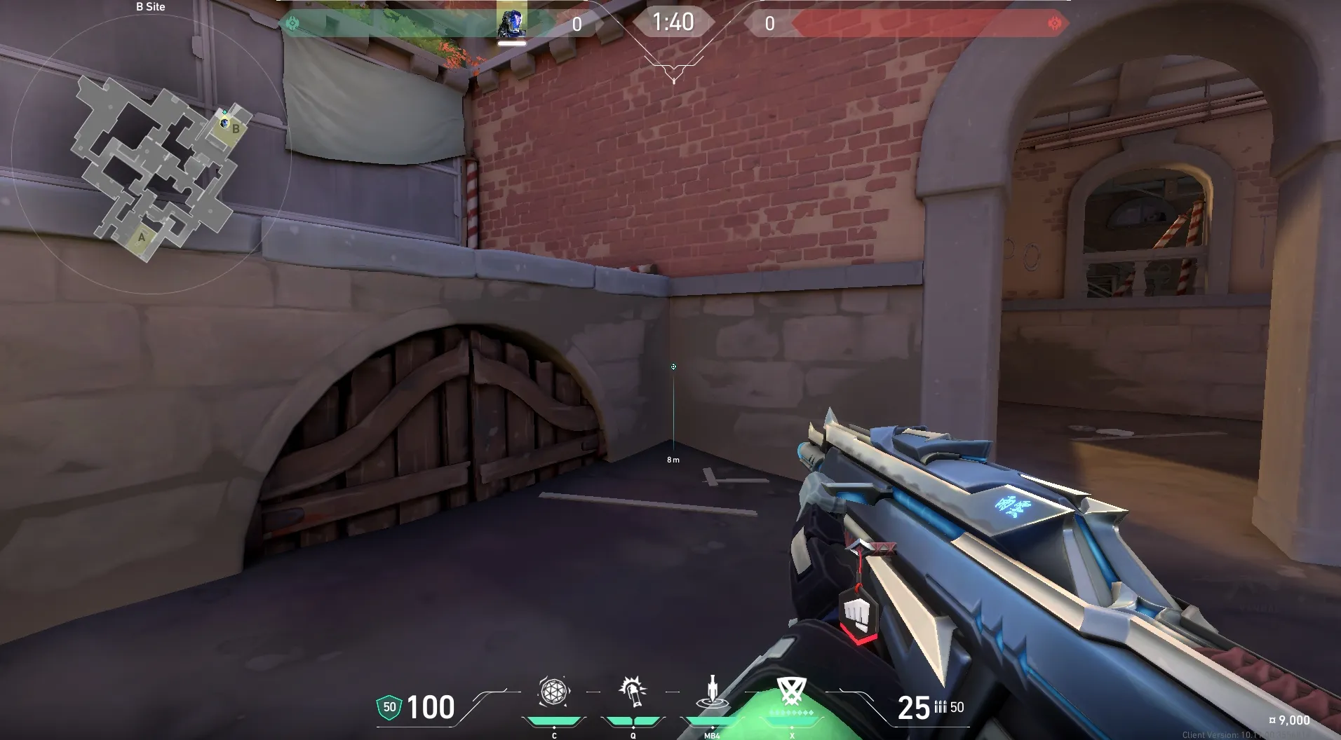 KAY/O Zero_Point on Ascent Defense Site A — step 1 of 3: Position — where to stand