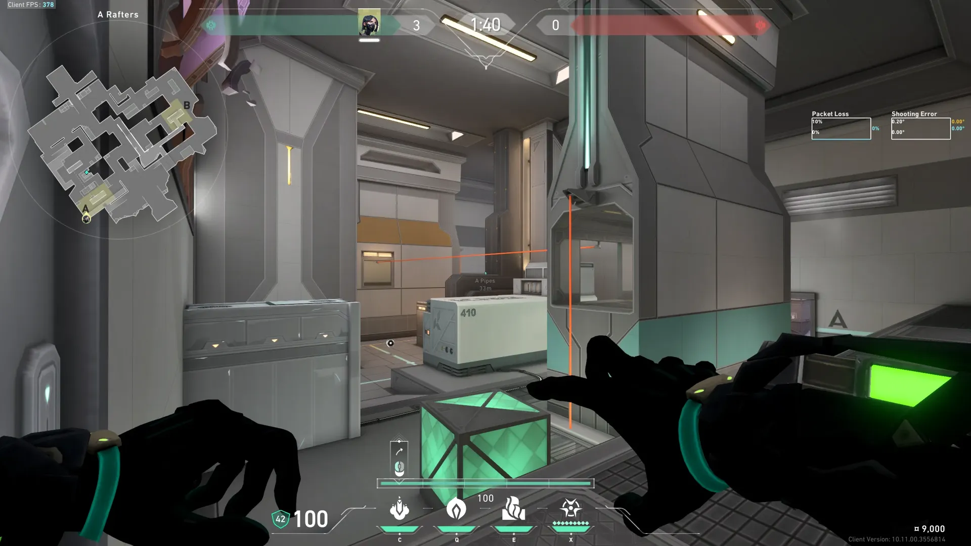 Viper Snake Bite on Icebox Defense Site A — step 2 of 3: Aim — line up the shot