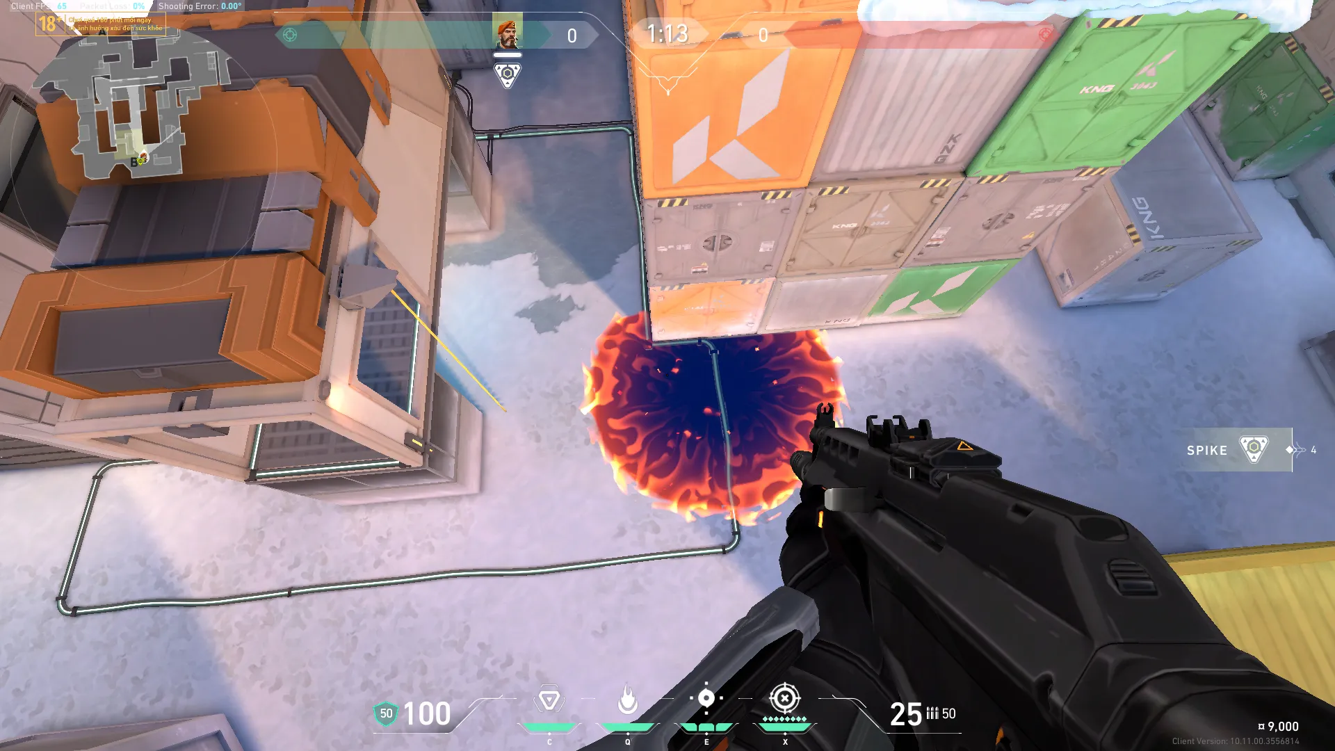 Brimstone Incendiary on Icebox Defense Site B — step 3 of 3: Result