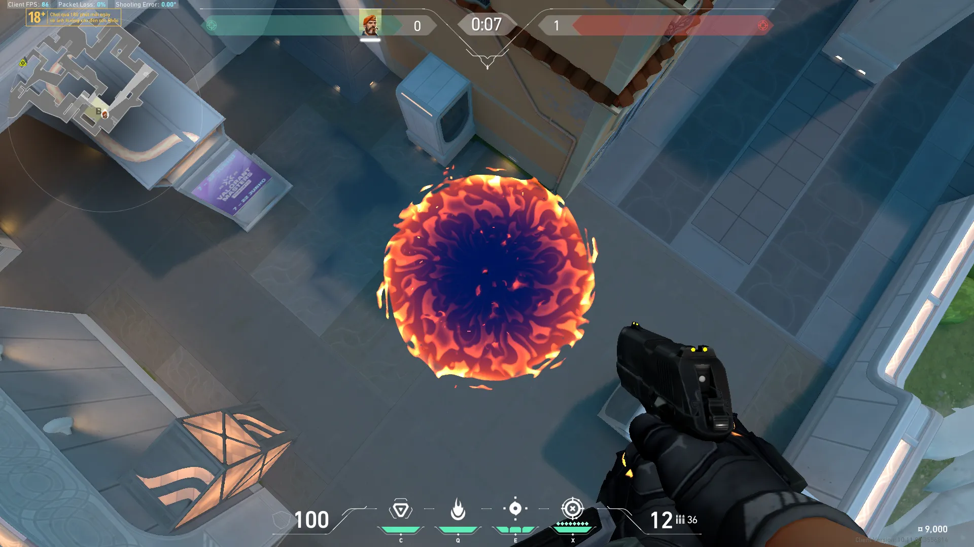 Brimstone Incendiary on Pearl Attack Site B — step 3 of 3: Result