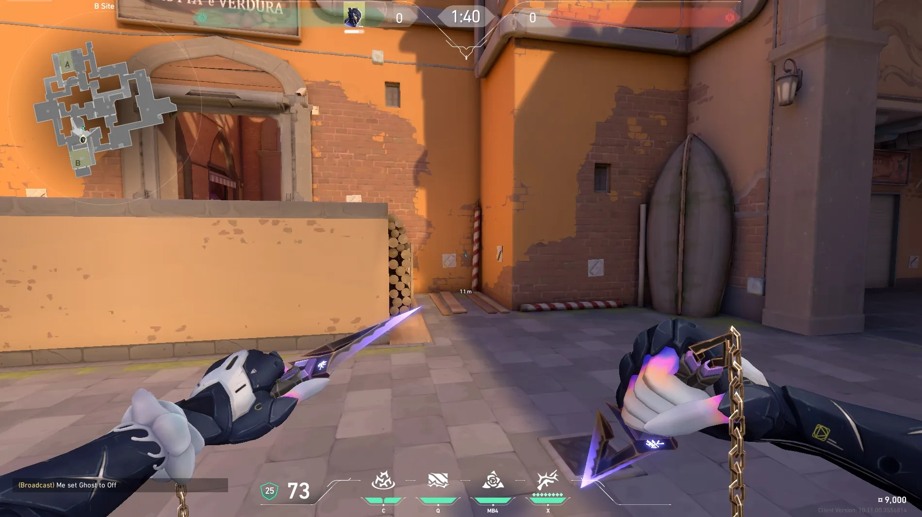 Vyse Razorvine on Ascent Defense Site B — step 1 of 4: Position — where to stand