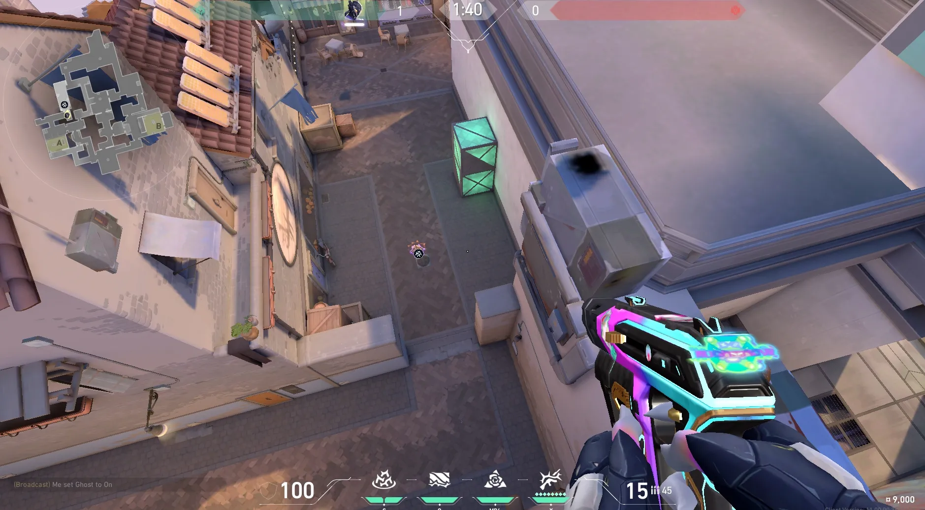 Vyse Razorvine on Ascent Defense Site A — step 4 of 5: Aim — line up the shot