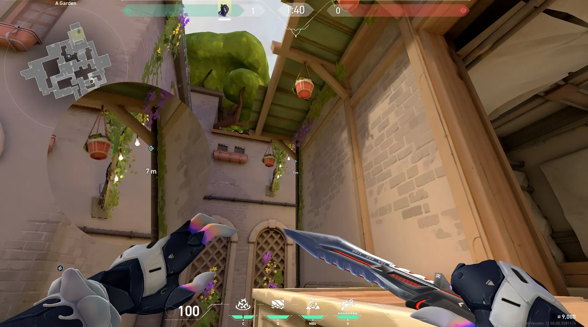Vyse Razorvine on Ascent Defense Site B — step 2 of 5: Aim — line up the shot