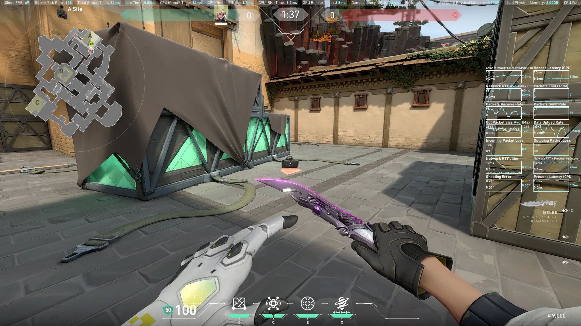 Deadlock Annihilation on Haven Defense Site A — step 2 of 4: Aim — line up the shot