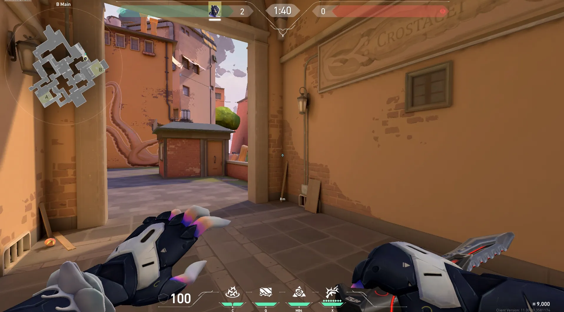 B Main to B Stairs (anti-peek) Vines — Vyse lineup on Ascent