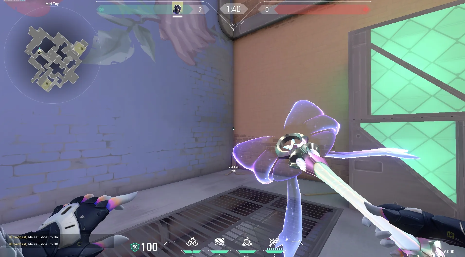 Vyse Razorvine on Ascent Attack Site A — step 1 of 4: Position — where to stand