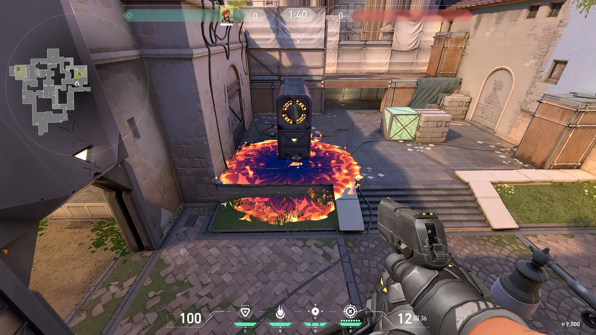 Brimstone Incendiary on Ascent Attack Site A — step 3 of 3: Result