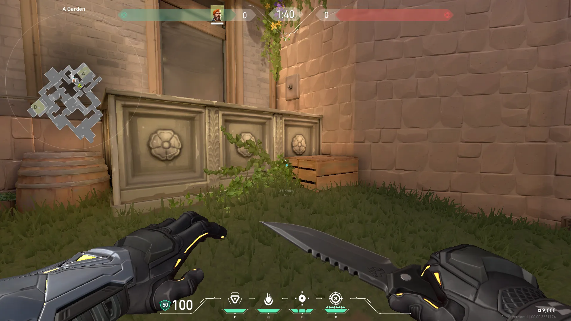 Brimstone Incendiary on Ascent Defense Site B — step 1 of 3: Position — where to stand