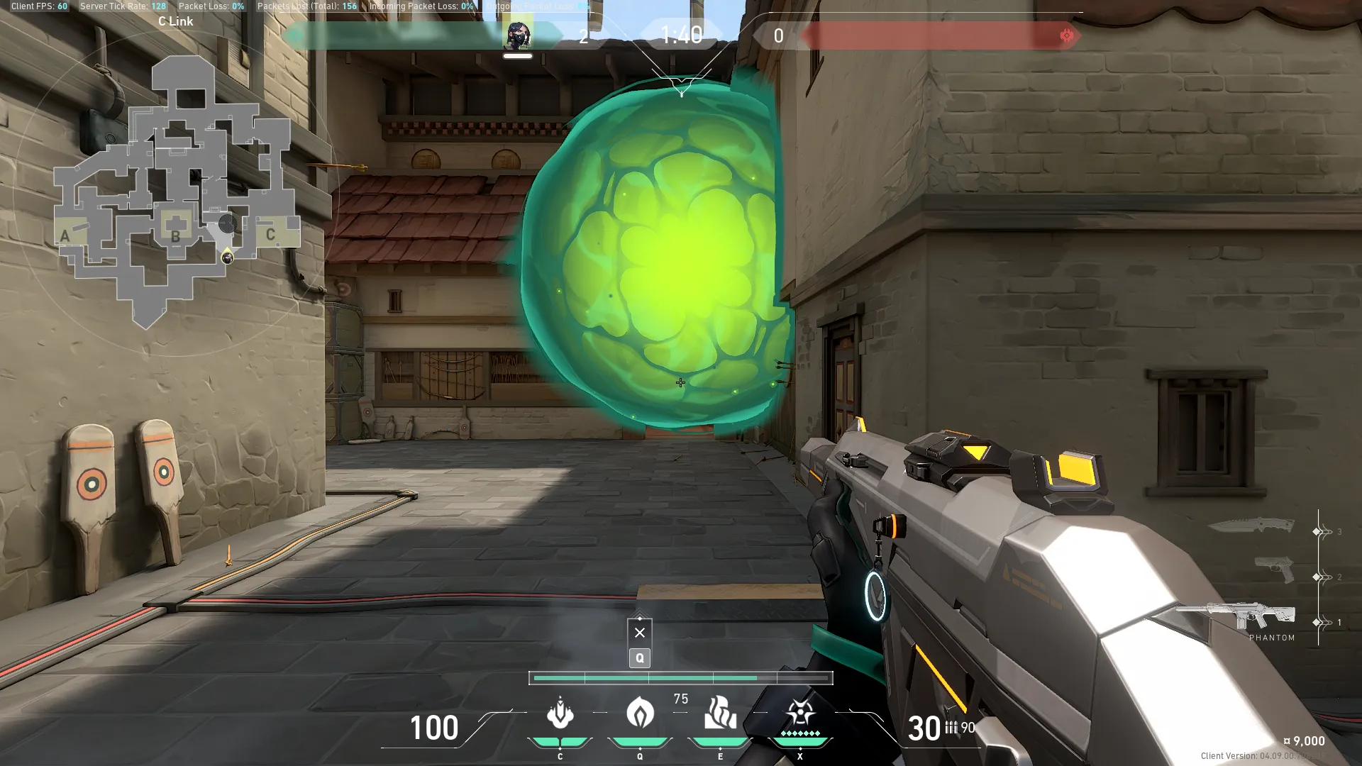 Viper Poison Cloud on Haven Defense Site C — step 3 of 4: Aim — line up the shot