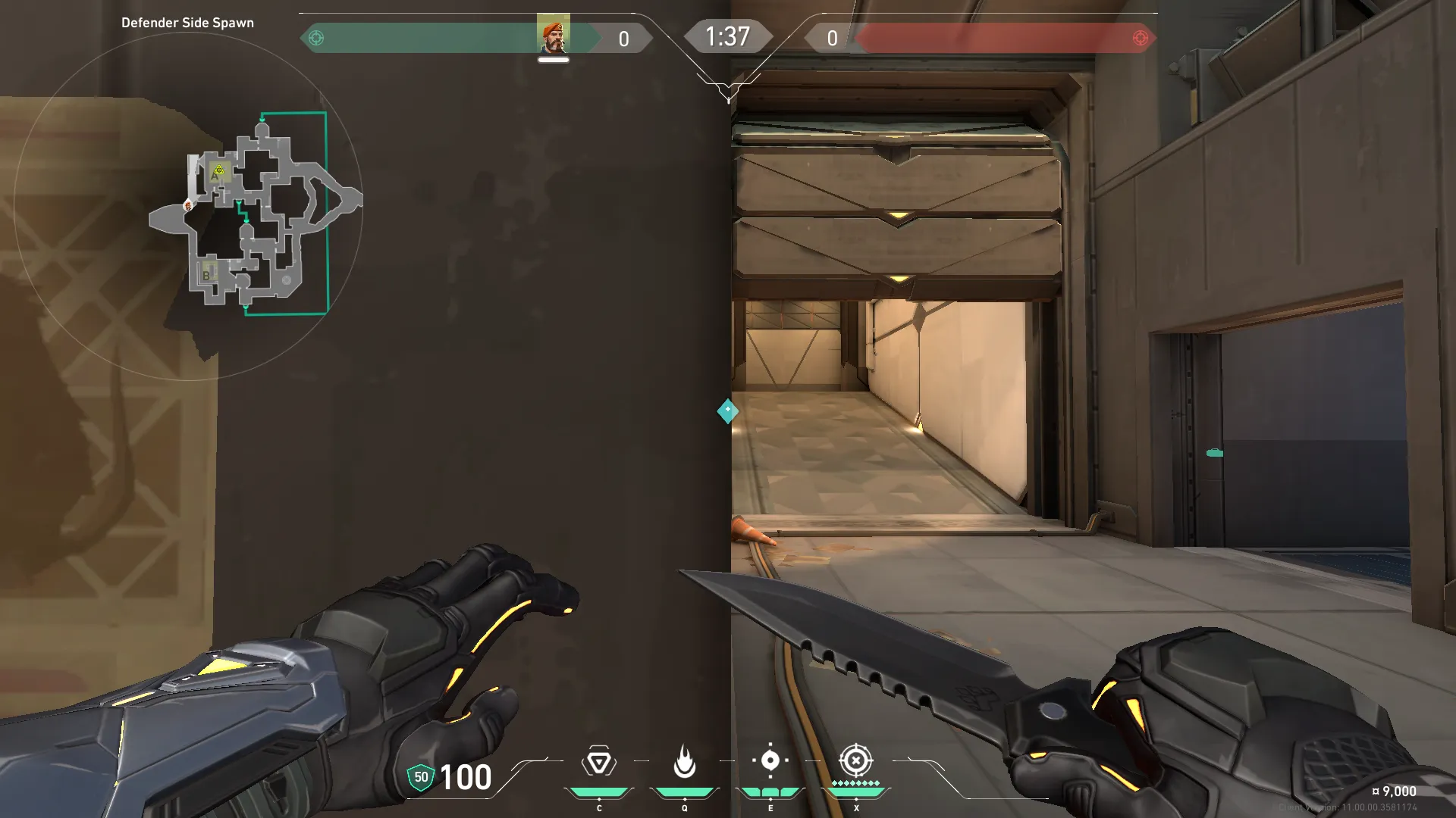 Brimstone Incendiary on Bind Attack Site A — step 1 of 3: Position — where to stand