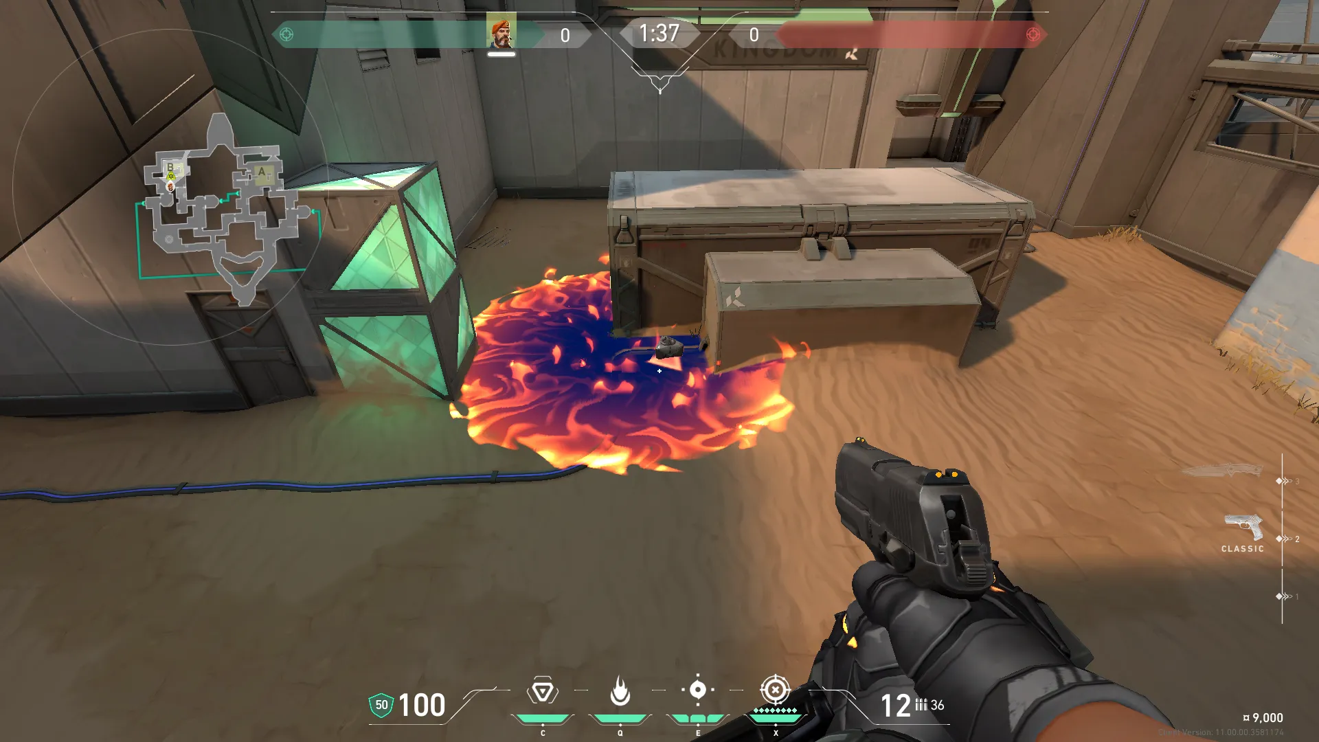 Brimstone Incendiary on Bind Attack Site B — step 3 of 3: Result