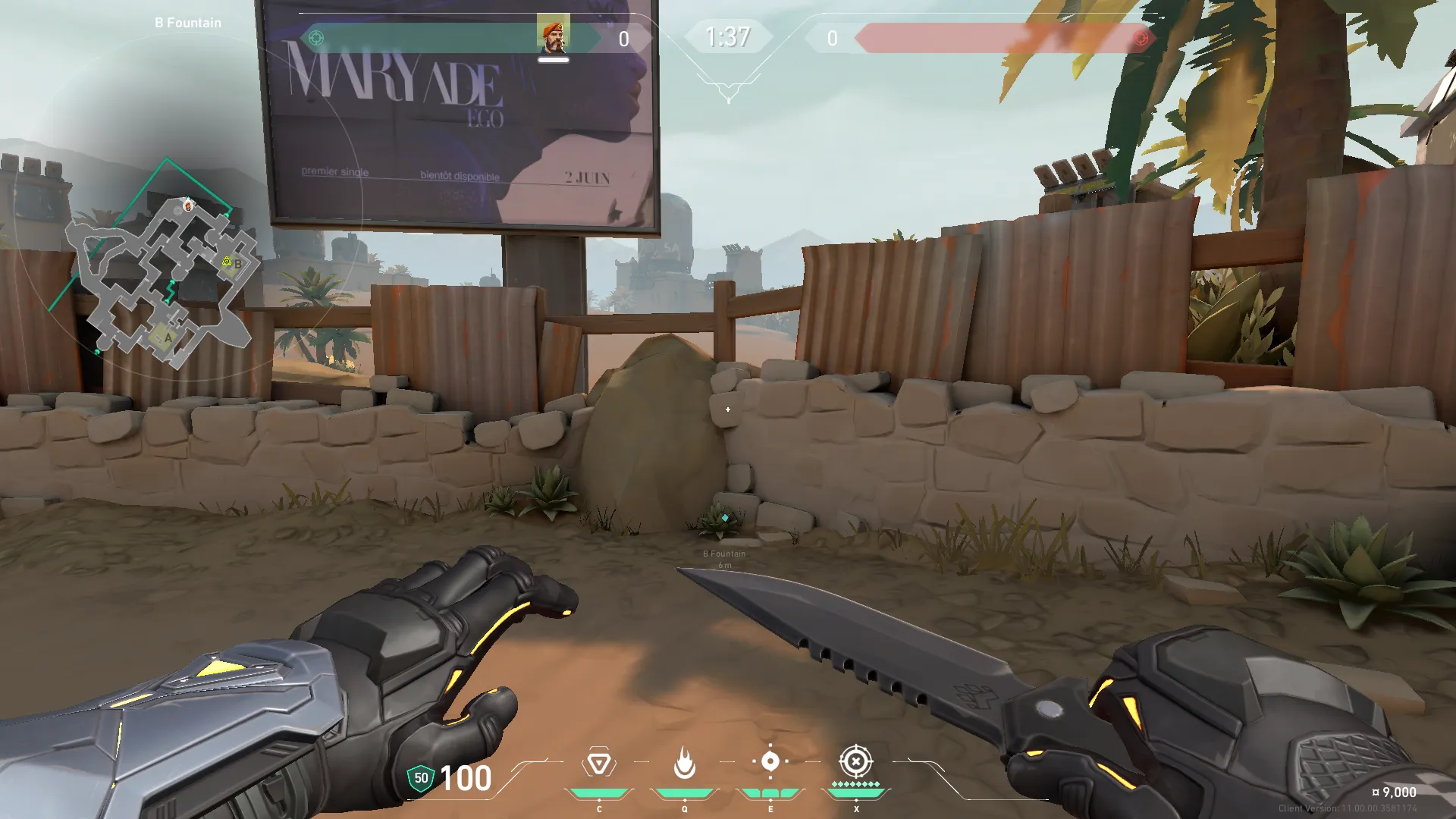 Brimstone Incendiary on Bind Attack Site B — step 1 of 3: Position — where to stand