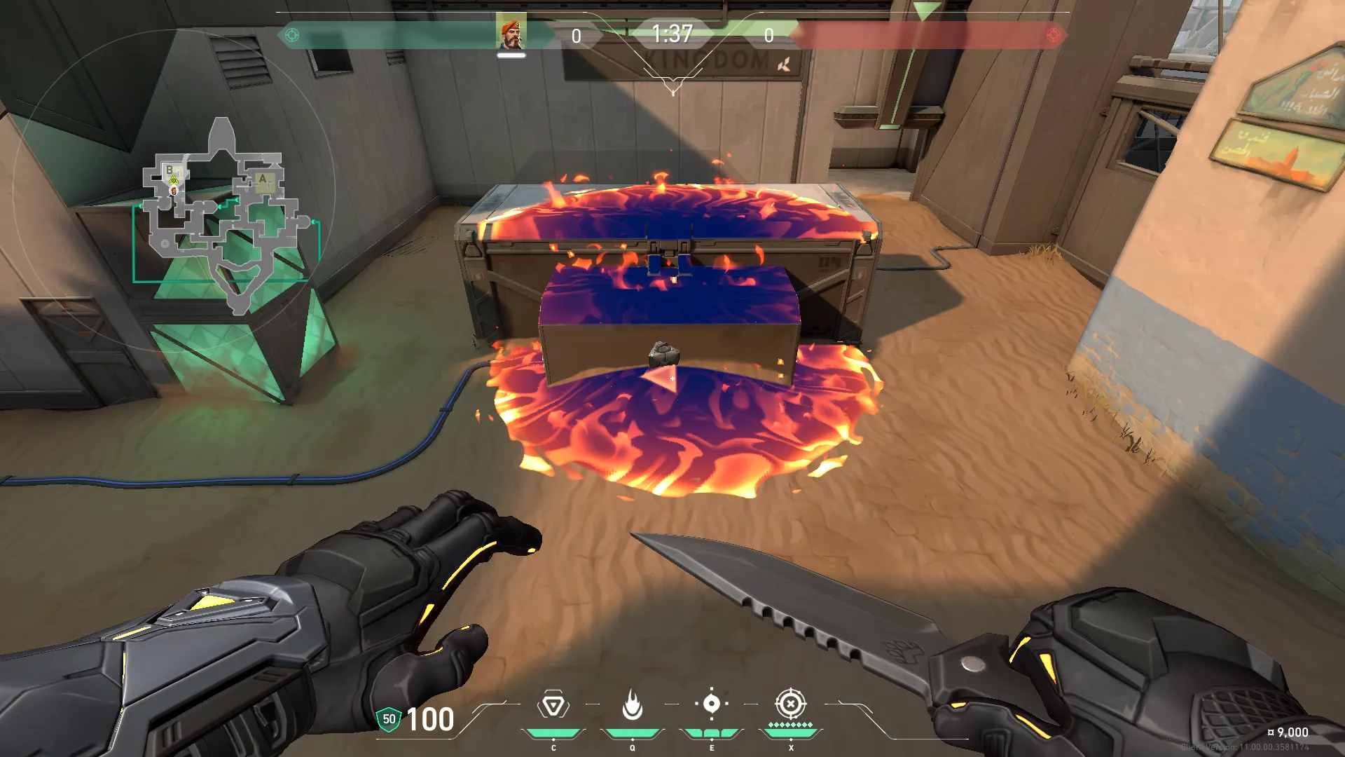 Brimstone Incendiary on Bind Attack Site B — step 3 of 3: Result