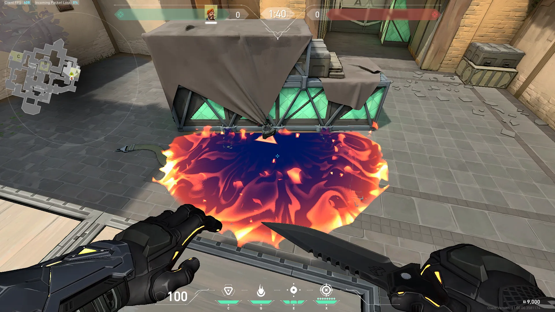Brimstone Incendiary on Haven Attack Site A — step 3 of 3: Result