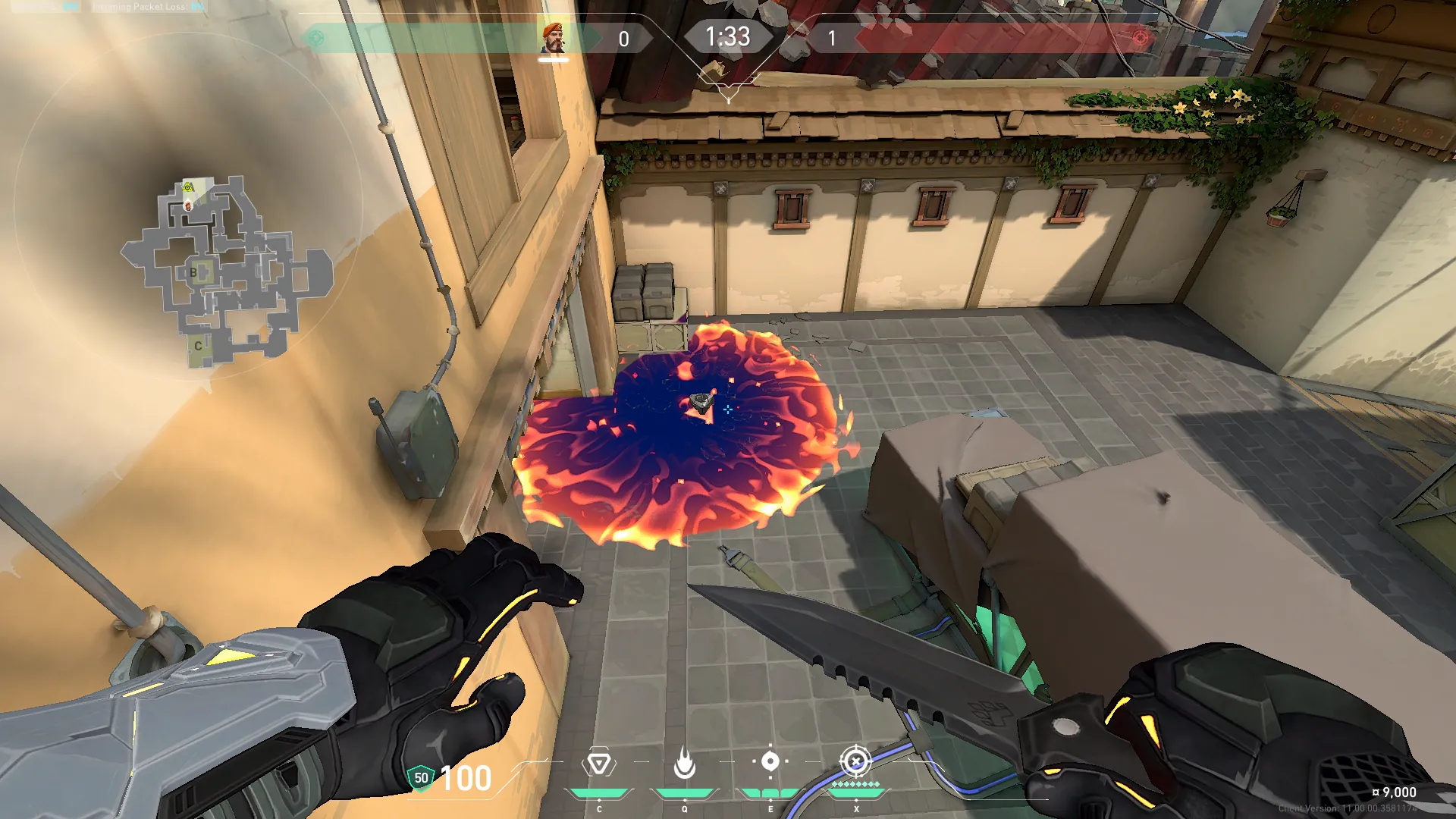 Brimstone Incendiary on Haven Attack Site A — step 3 of 3: Result