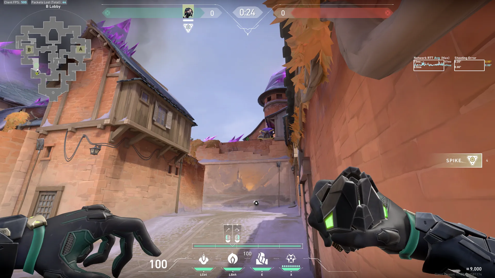 Viper Poison Cloud on Corrode Attack Site B — step 2 of 3: Aim — line up the shot