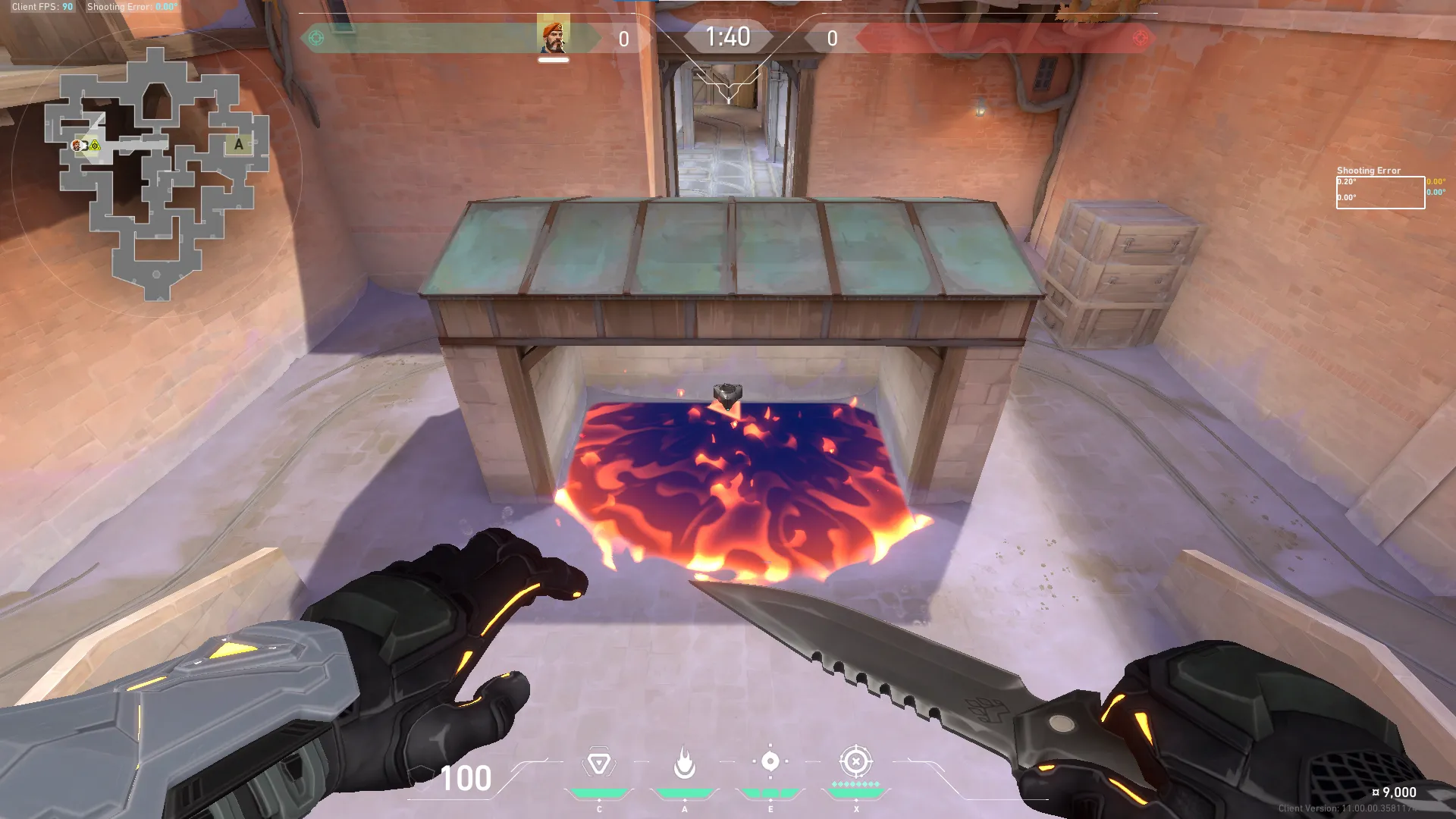 Brimstone Incendiary on Corrode Attack Site B — step 4 of 4: Result