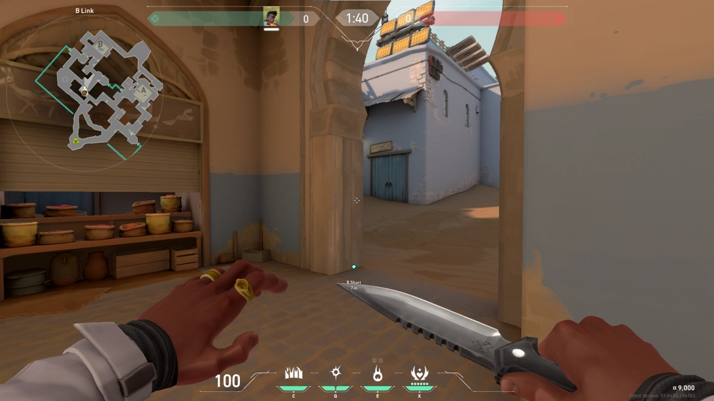 Phoenix Hot Hands on Bind Attack Site B — step 1 of 3: Position — where to stand
