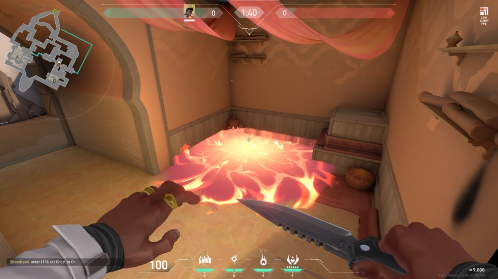 Phoenix Hot Hands on Bind Attack Site B — step 3 of 3: Result