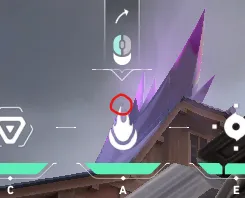 Brimstone Incendiary on Corrode Attack Site B — step 4 of 5: Aim — line up the shot