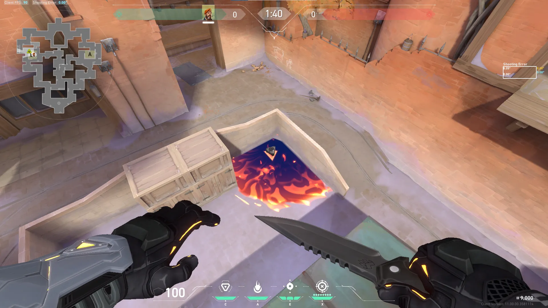 Brimstone Incendiary on Corrode Attack Site B — step 5 of 5: Result