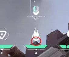 Brimstone Incendiary on Corrode Attack Site A — step 4 of 5: Aim — line up the shot