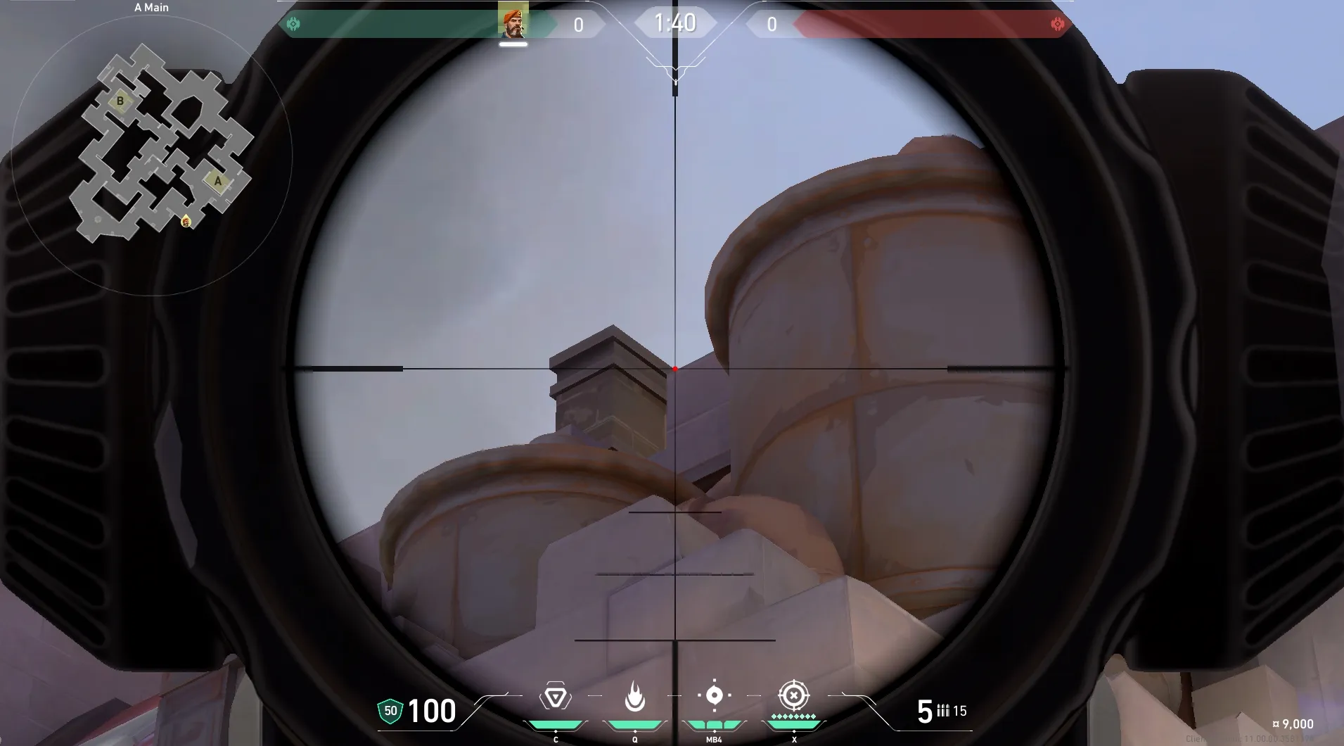 Brimstone Incendiary on Corrode Attack Site A — step 4 of 5: Aim — line up the shot