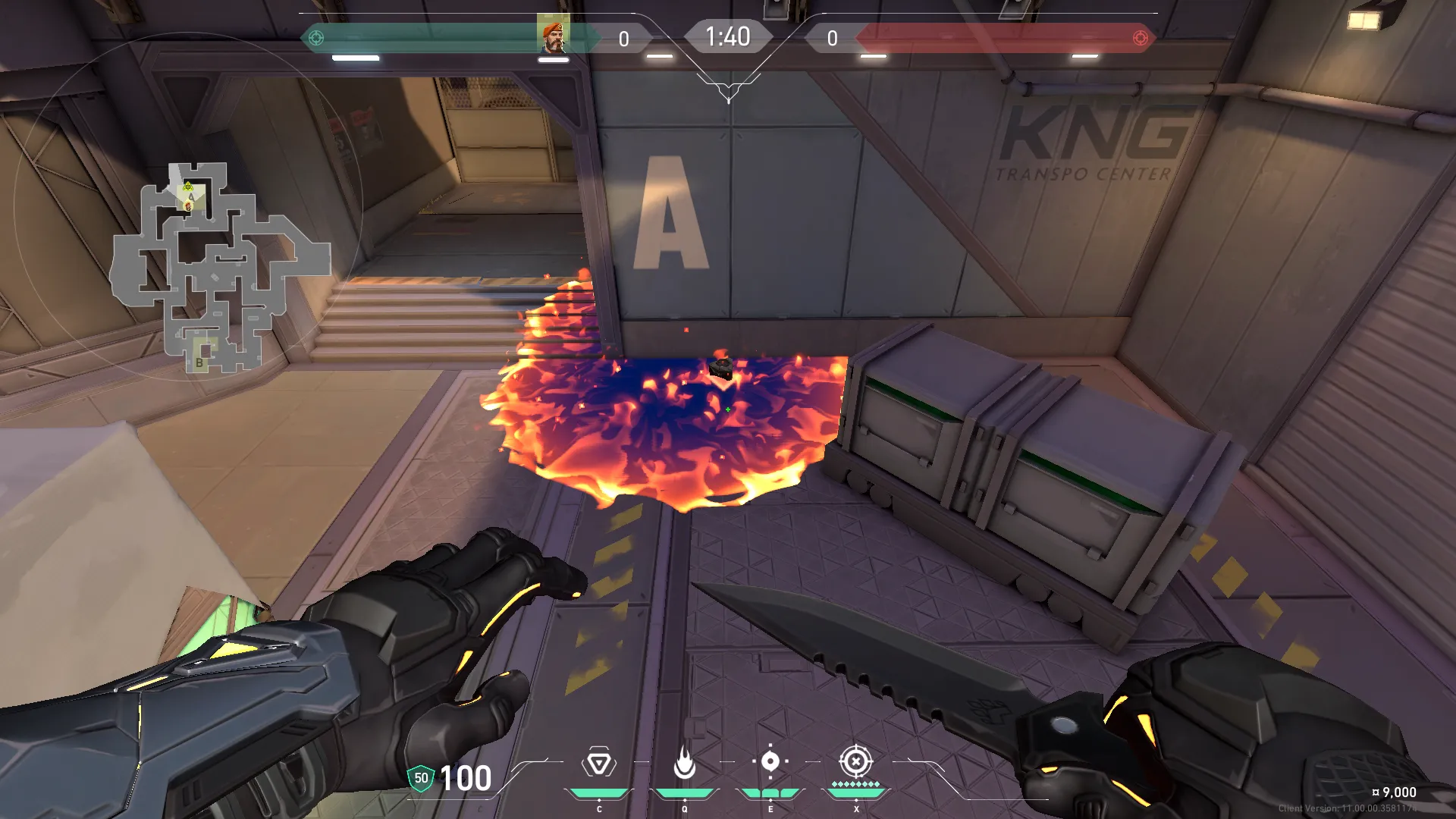 Brimstone Incendiary on Sunset Attack Site A — step 3 of 3: Result
