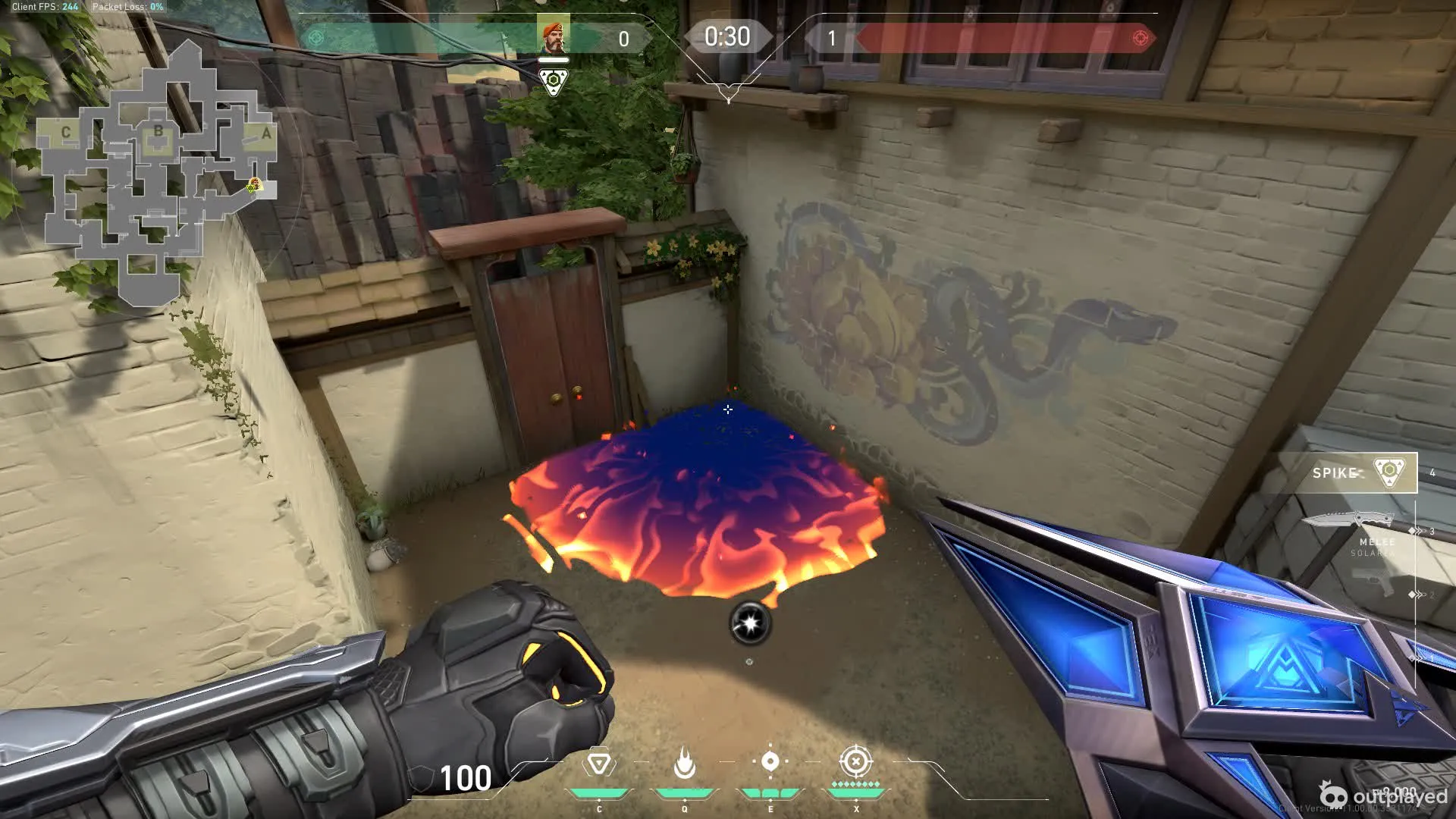 Brimstone Incendiary on Haven Defense Site A — step 3 of 3: Result