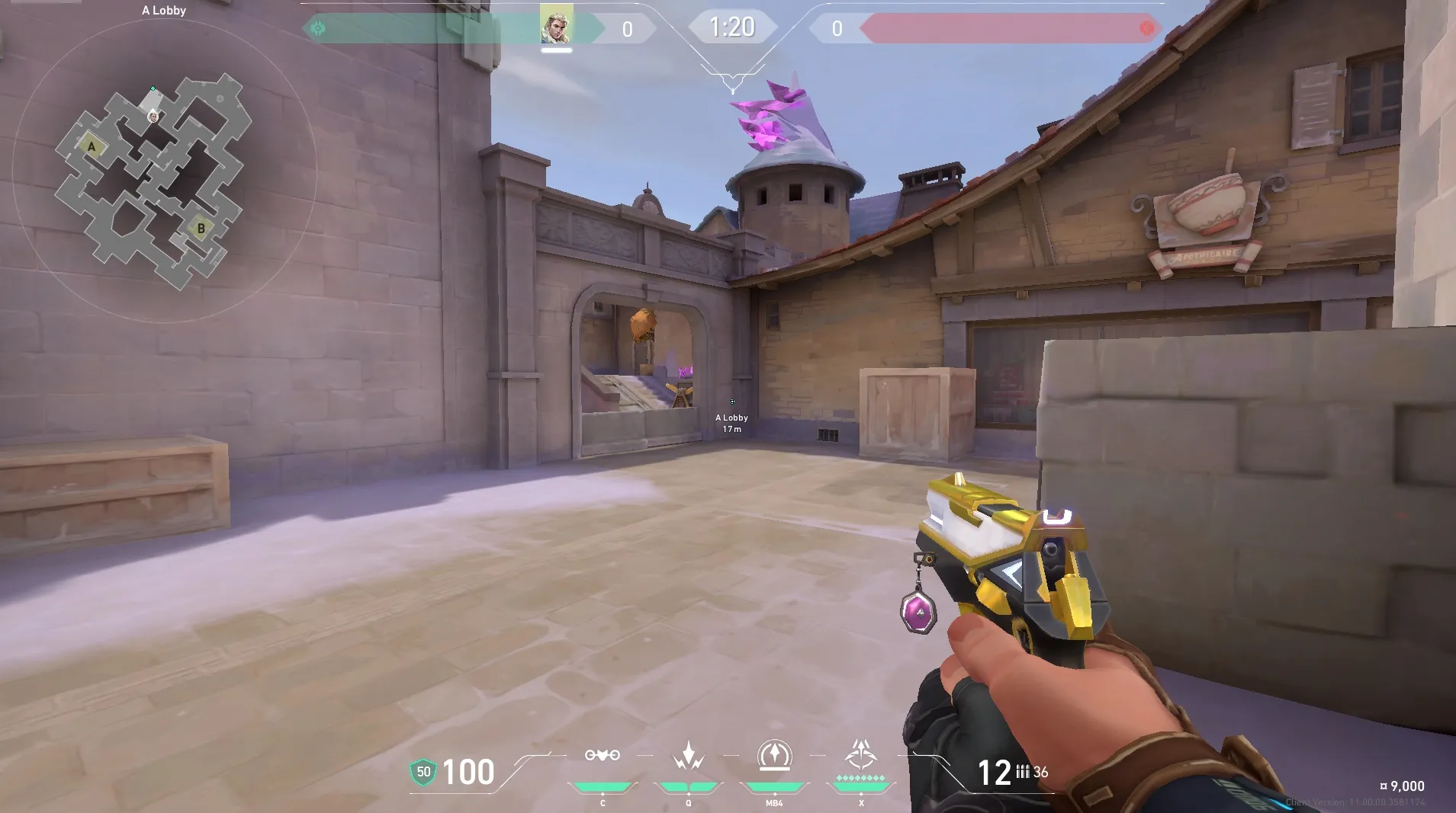 A Lobby to A Yard Recon (attack) #2 — Sova lineup on Corrode