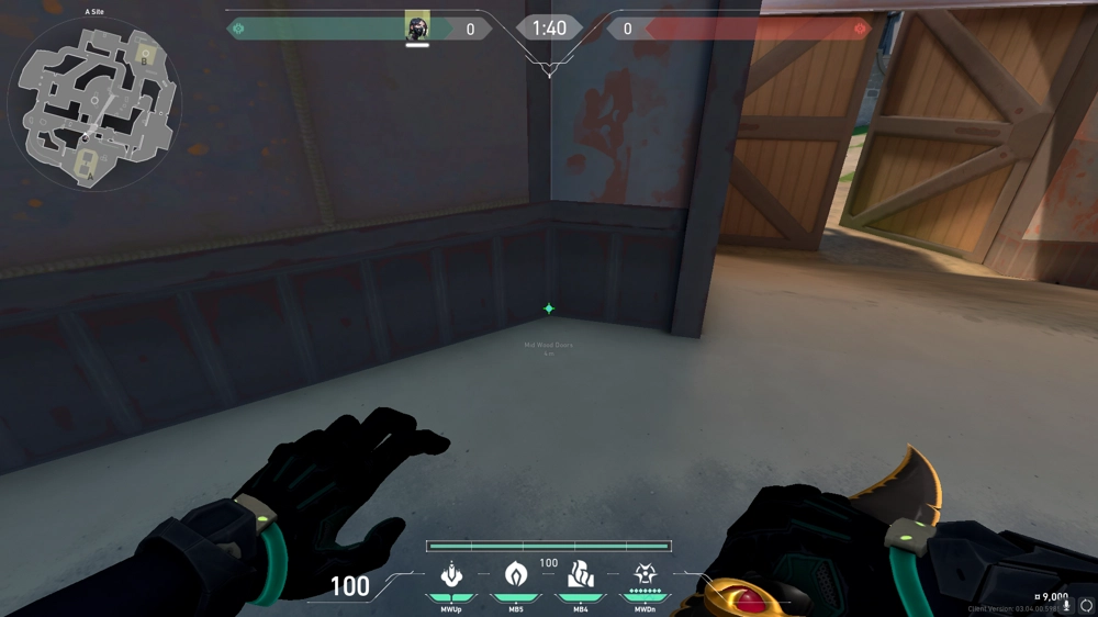 Viper Poison Cloud on Breeze Defense Mid — step 1 of 4: Position — where to stand