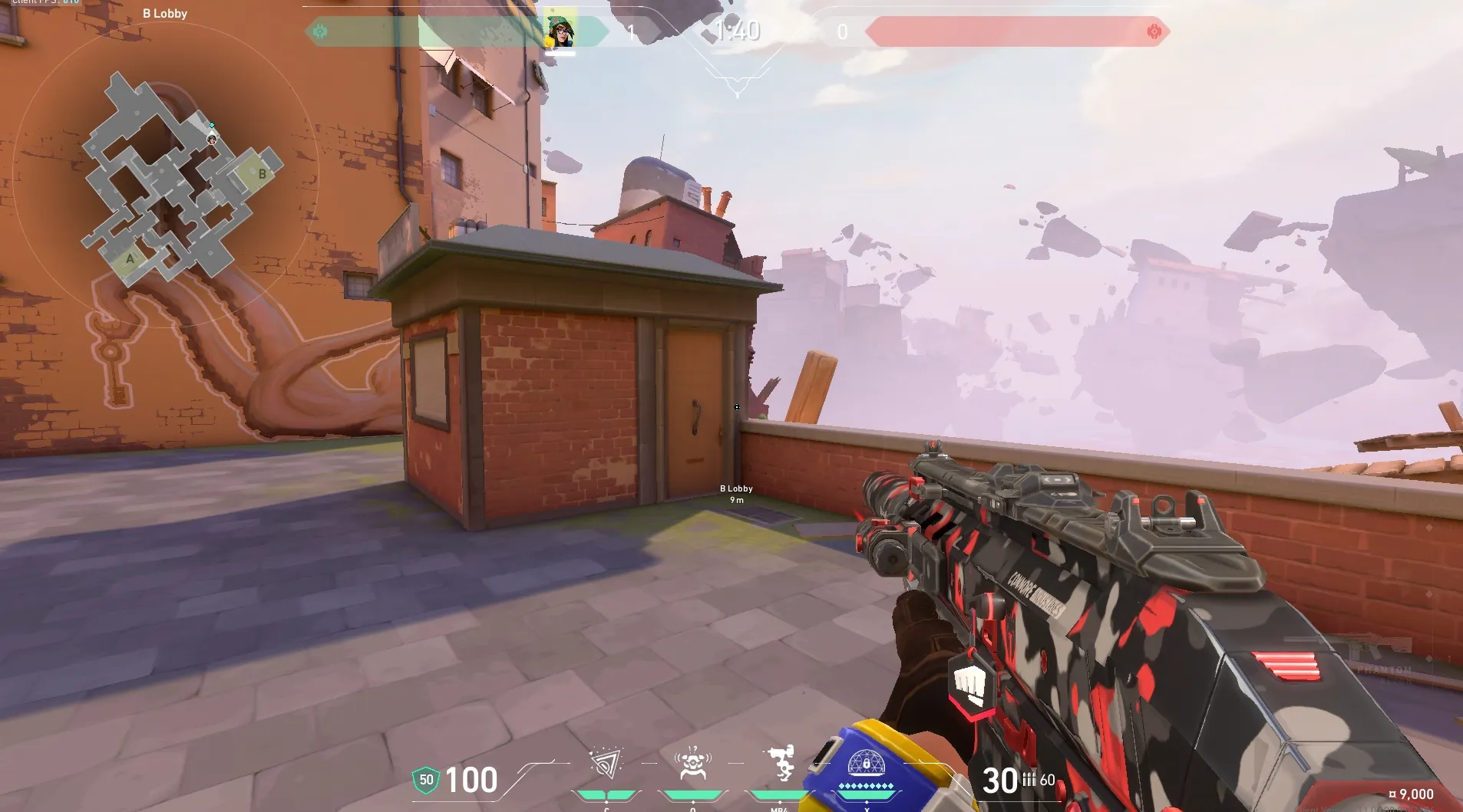 Killjoy Nanoswarm on Ascent Attack Site B — step 1 of 6: Position — where to stand