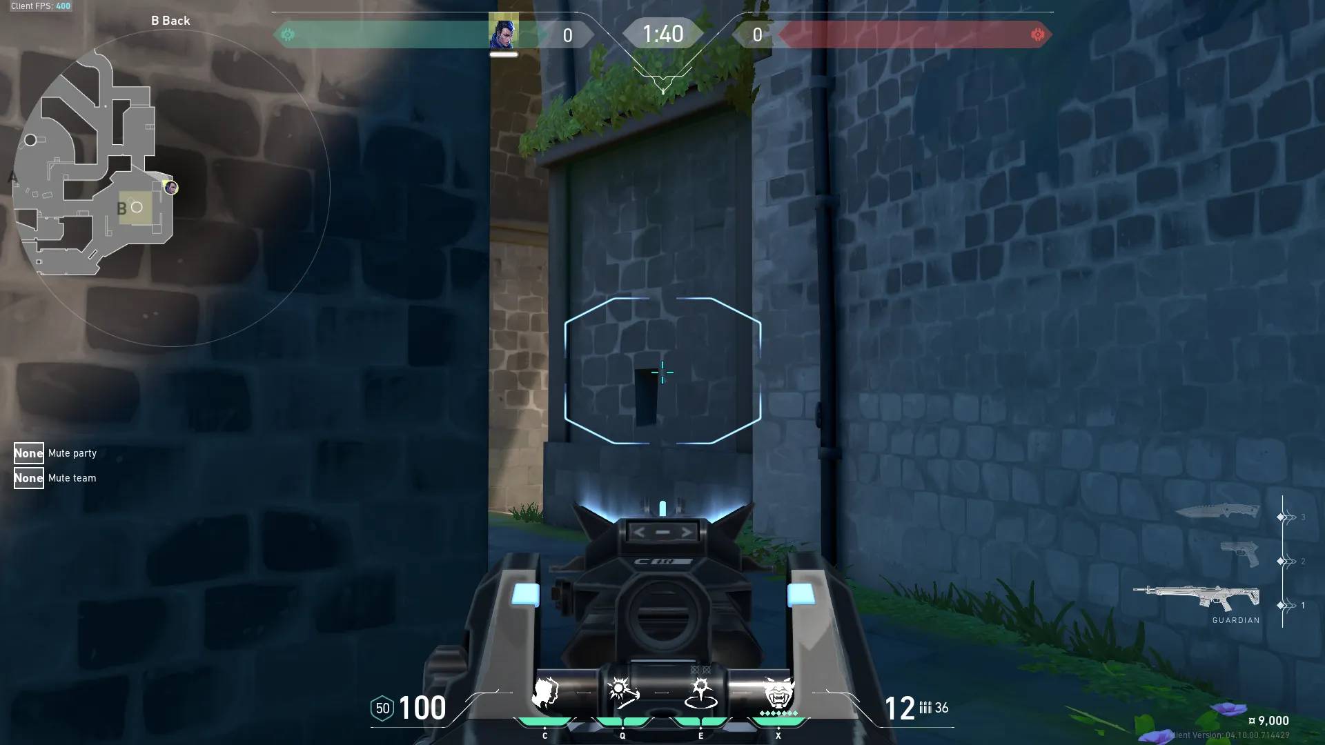 Yoru Gatecrash on Breeze Defense Site B — step 2 of 3: Aim — line up the shot