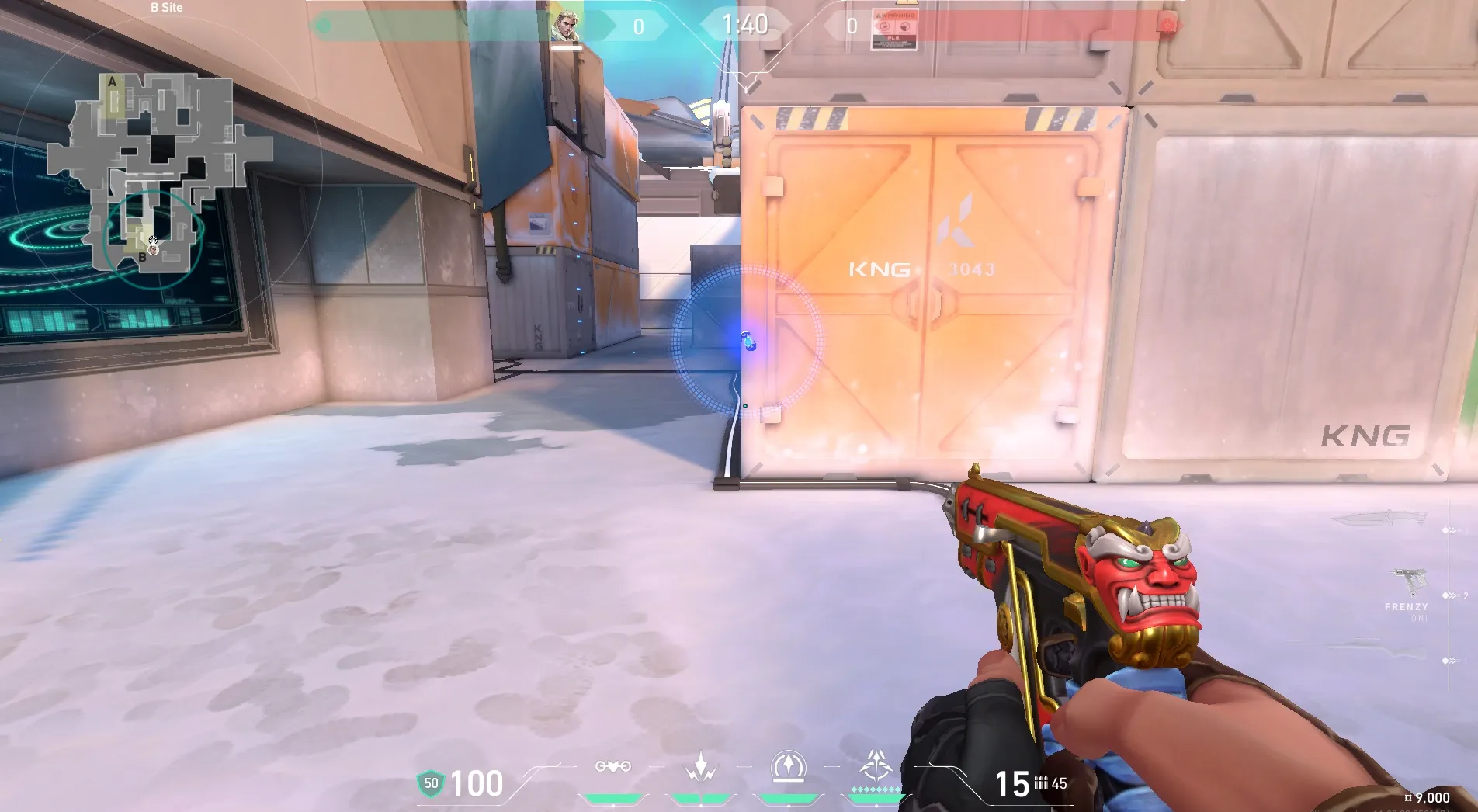 Sova Recon Bolt on Icebox Attack Site B — step 4 of 4: Result