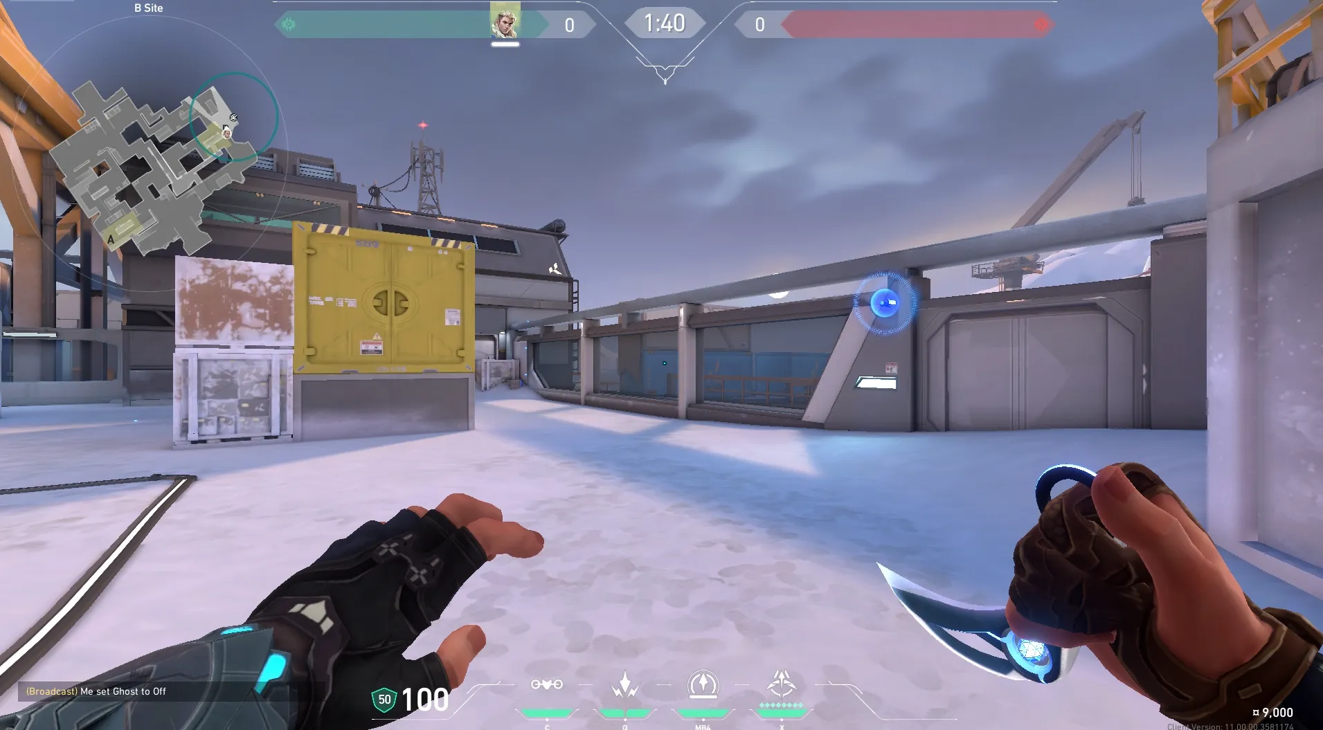 Sova Recon Bolt on Icebox Attack Site B — step 4 of 4: Result
