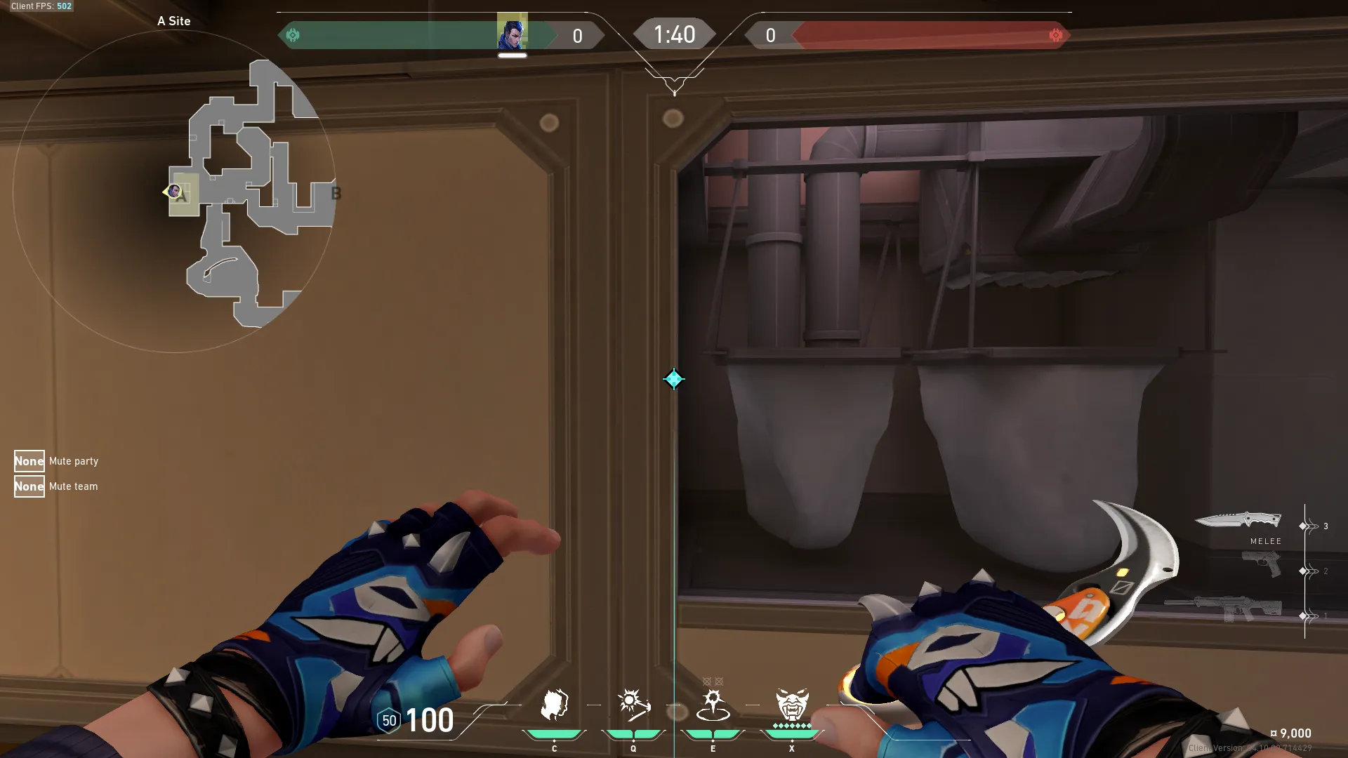 A Site to Attackers Spawn — Yoru lineup on Fracture