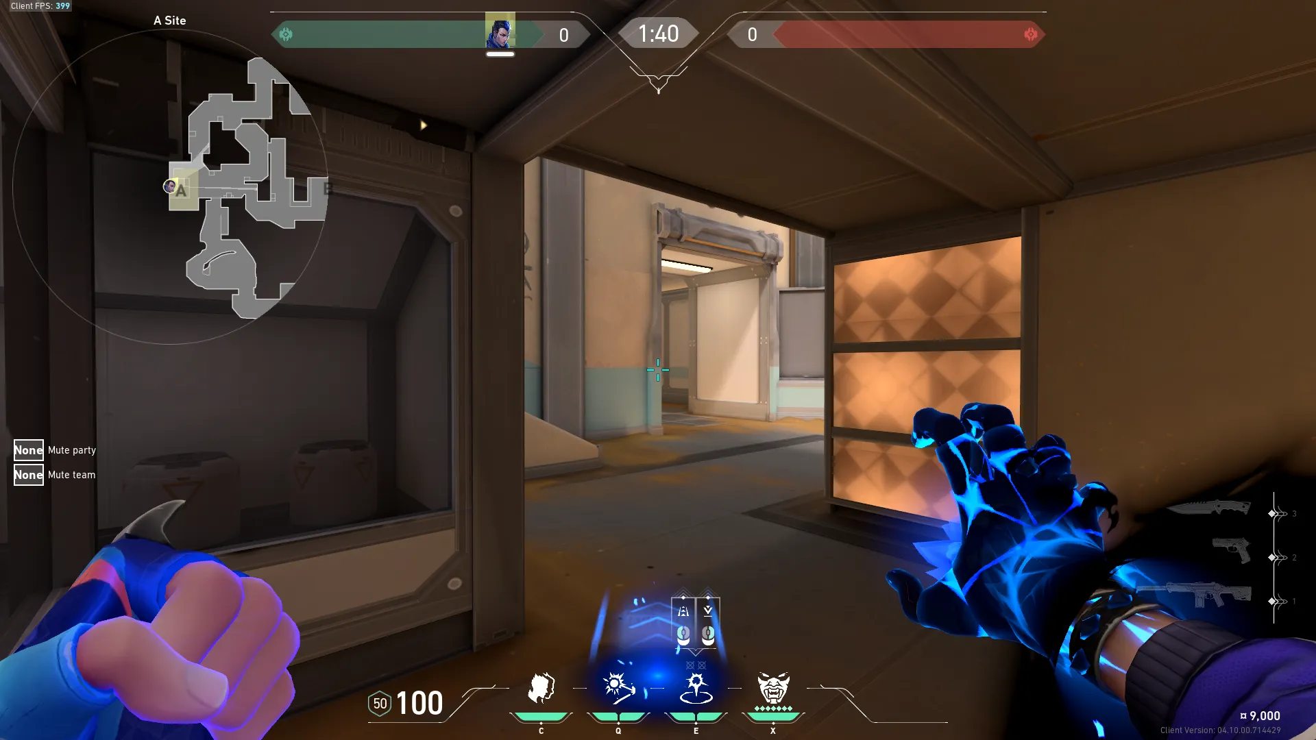 Yoru Gatecrash on Fracture Defense Mid — step 2 of 3: Aim — line up the shot