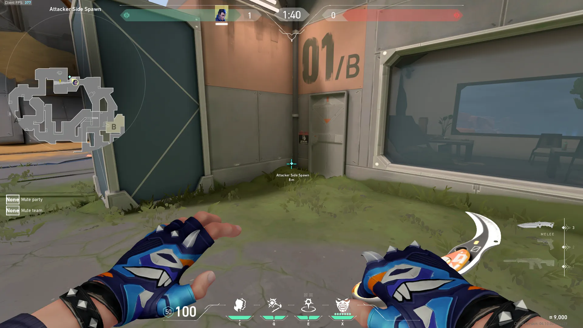 Yoru Gatecrash on Fracture Attack Site B — step 1 of 3: Position — where to stand